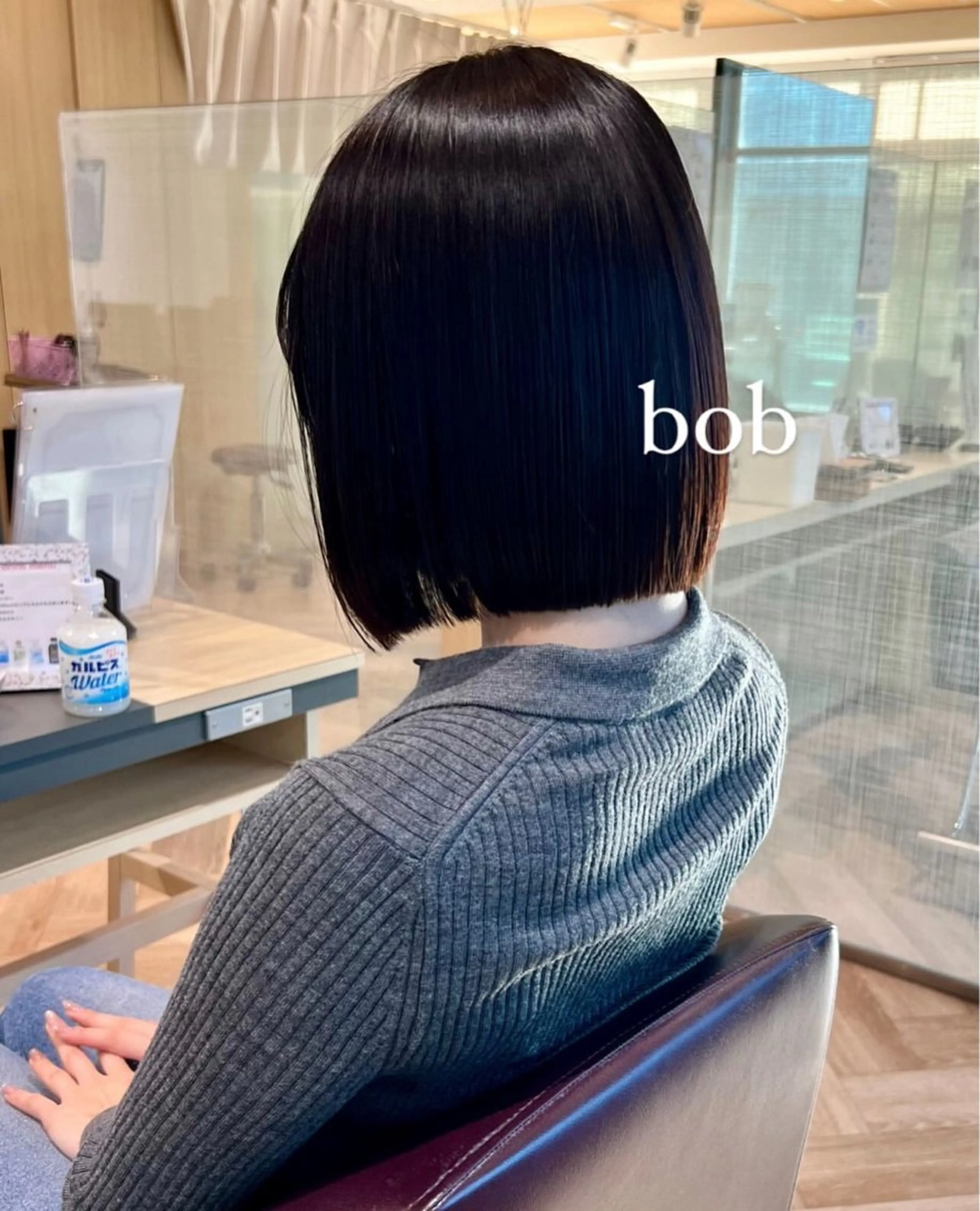 ショート ボブ 加納千華 /ボブ/ぱつっとボブのヘアスタイル