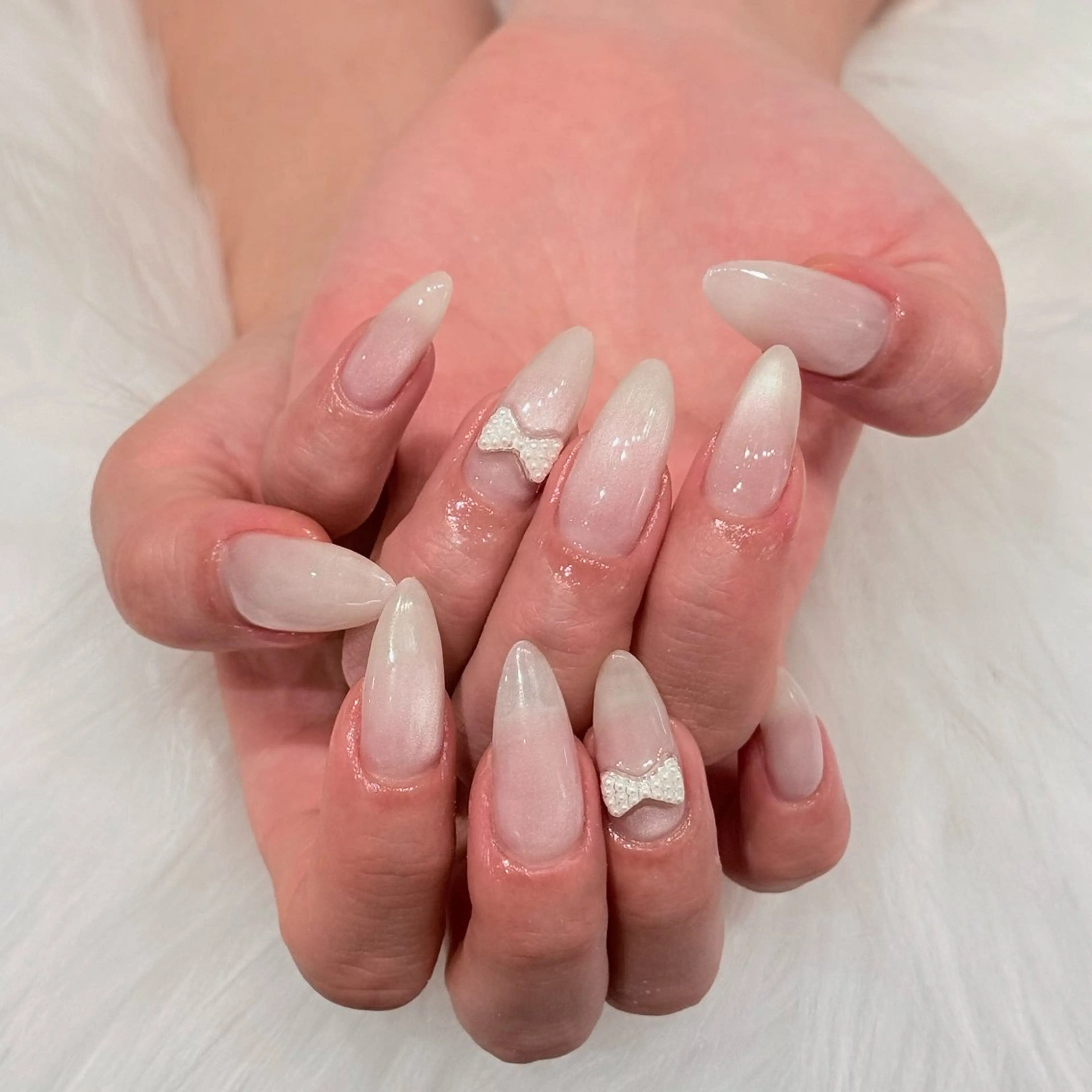 ネイル フレンチネイル ロングネイル マグネットネイル スカルプネイル スーパーロングネイル ハンドネイル ハンドケア Nihonthy Nail 新宿のネイルデザイン