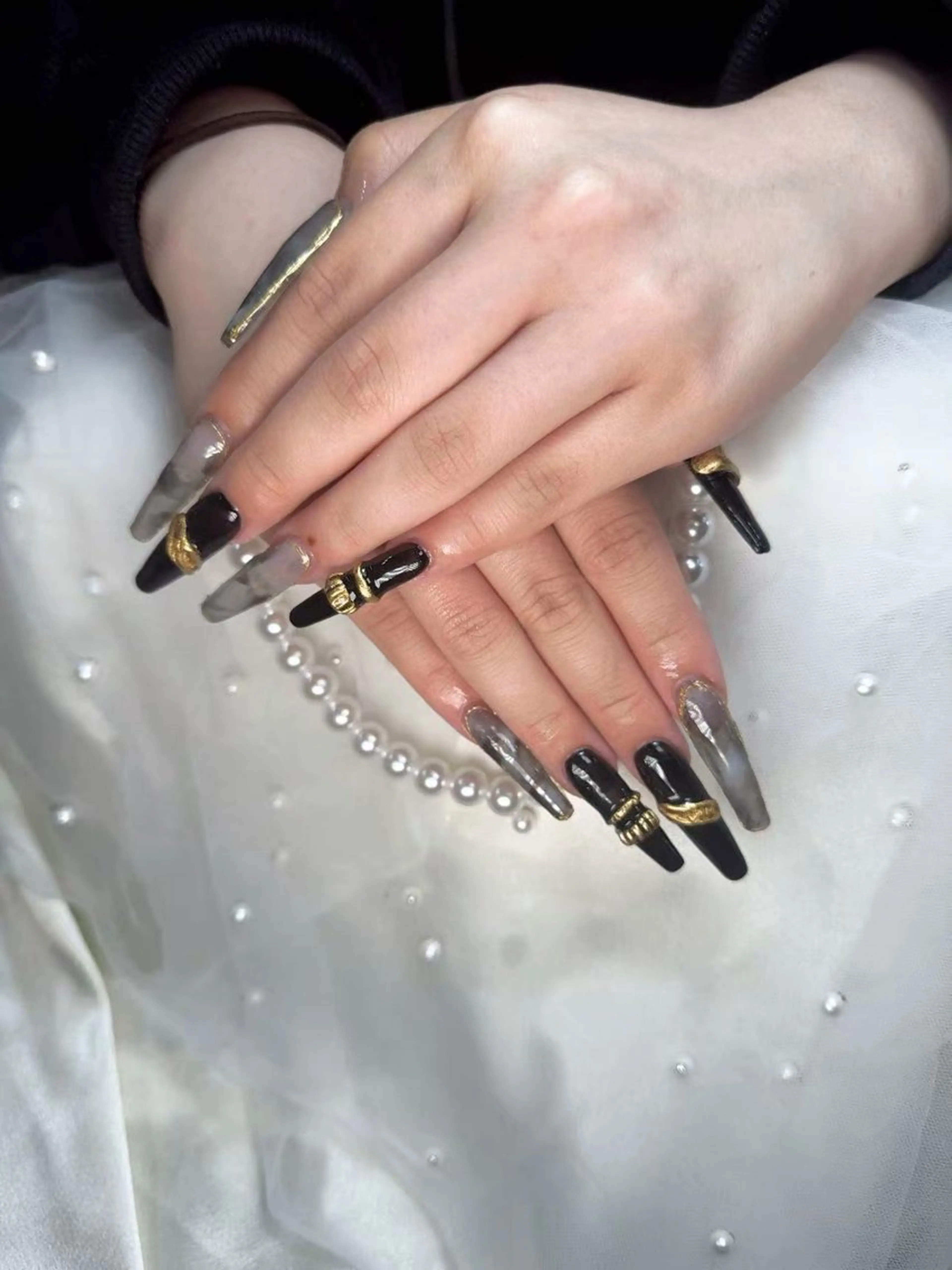 ネイル ハンドネイル SYU SYU所属・WO MIAOのネイルデザイン