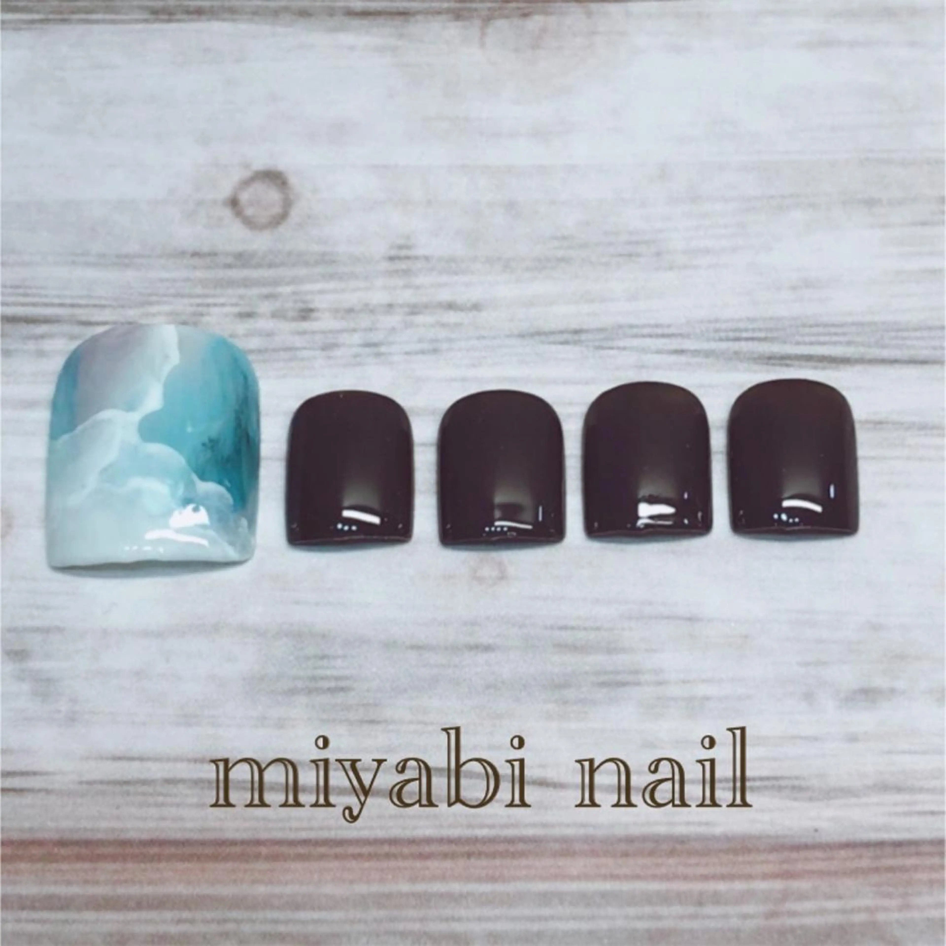 ネイル アートネイル フットネイル ニュアンスネイル miyabi nail 桂川駅近くのネイルデザイン