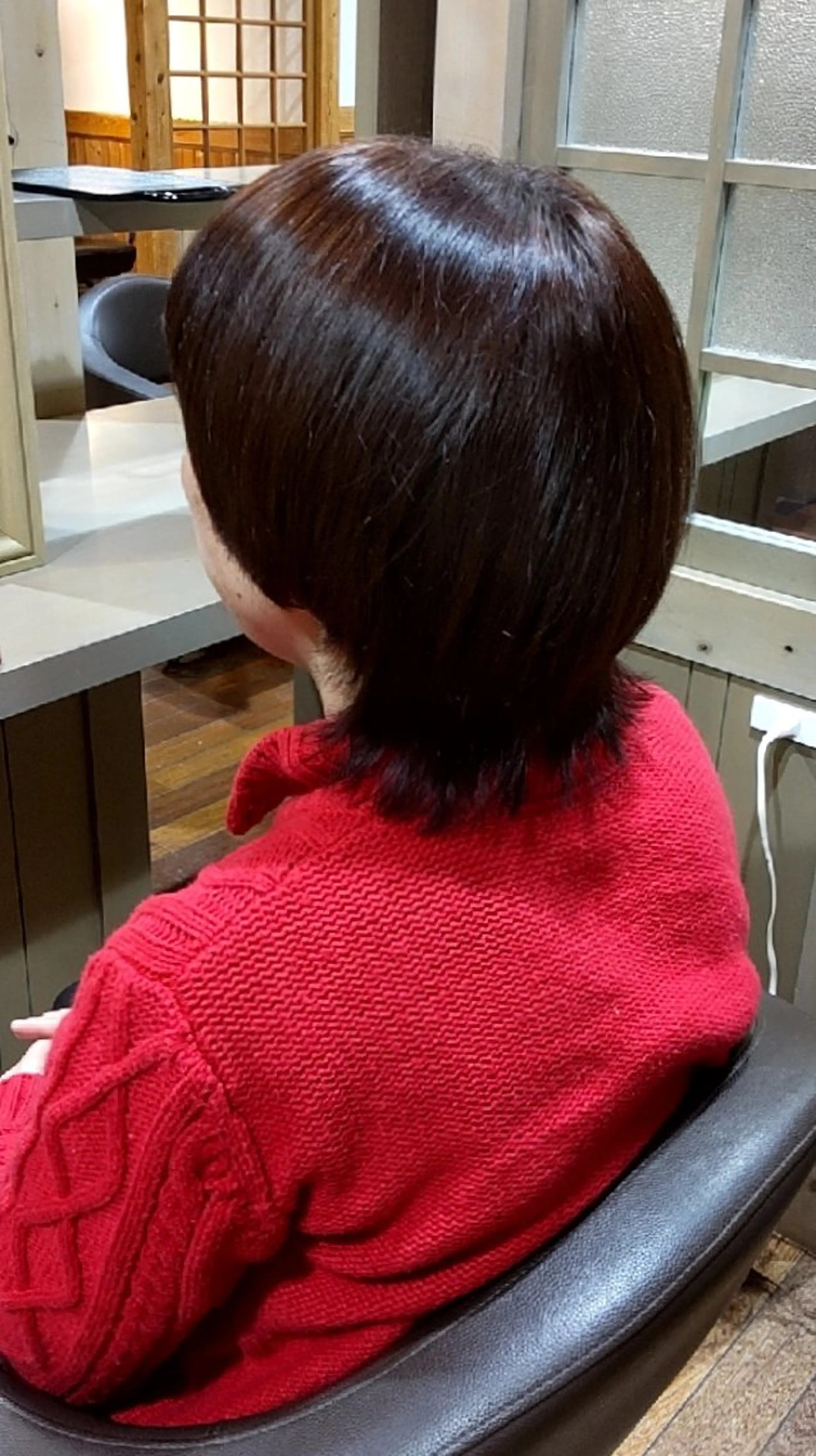 ミディアム 似合わせカット ウルフカット もり はなののヘアスタイル