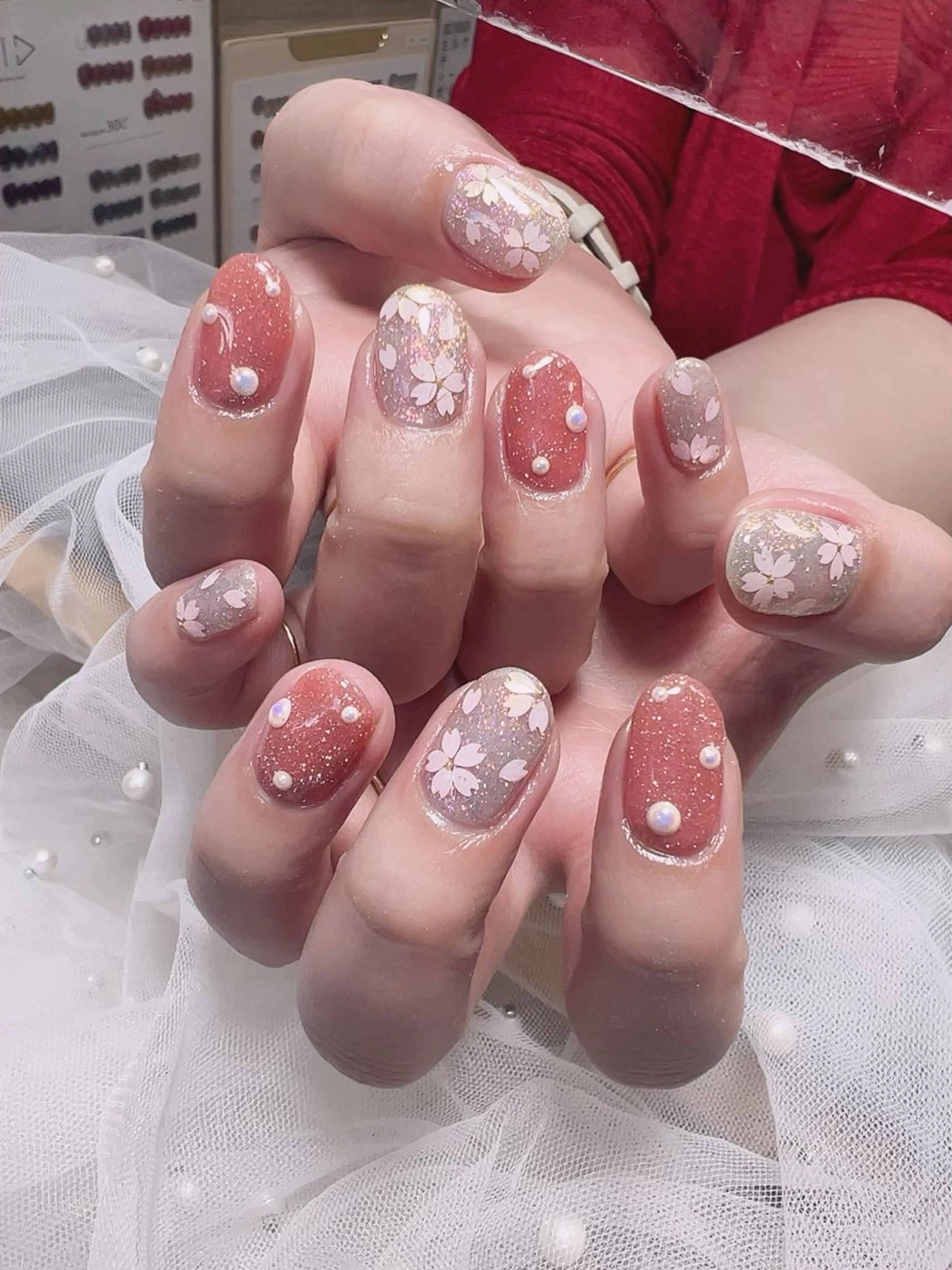 ネイル 桜ネイル ハンドネイル Nail NaNaのネイルデザイン