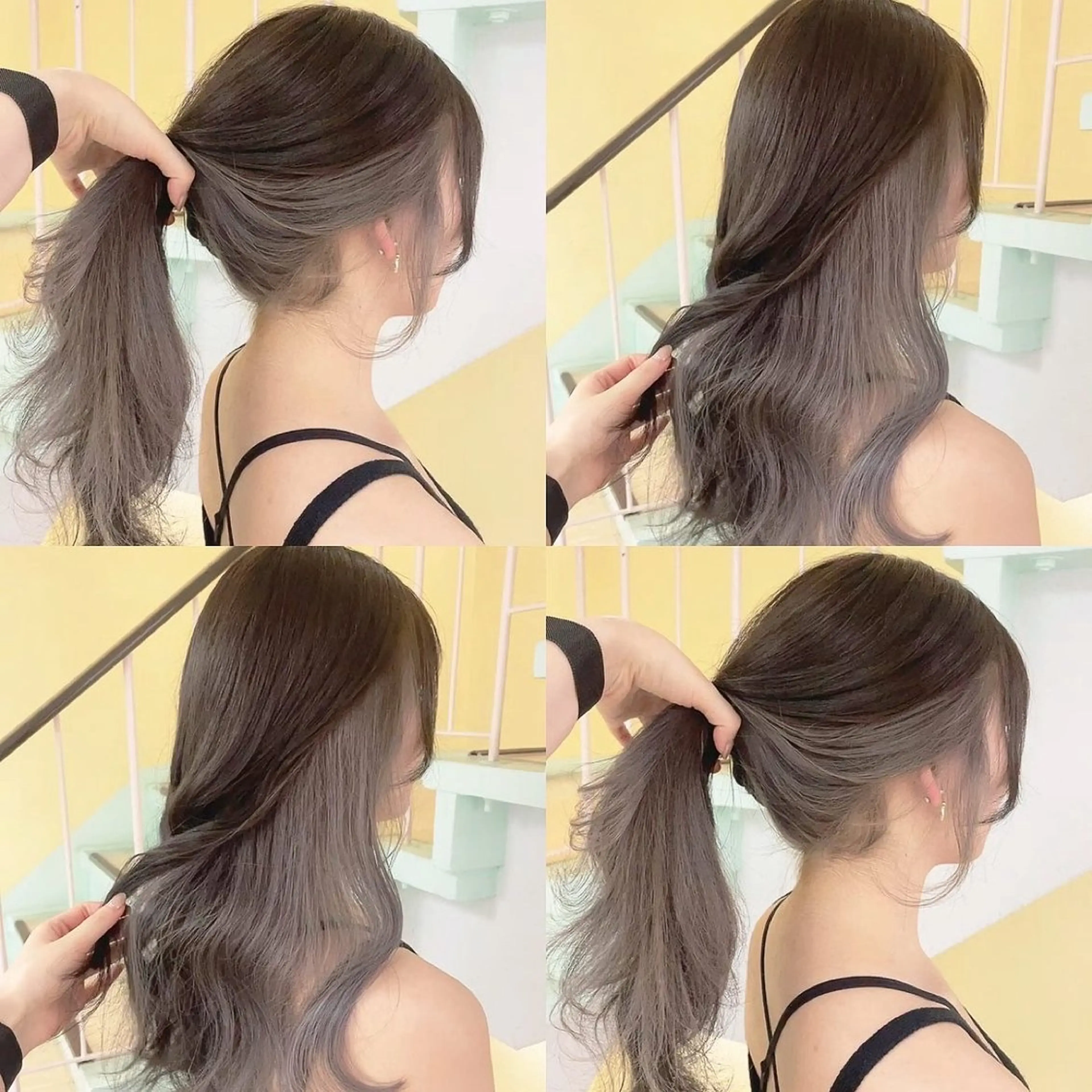 カラー ヘアカラー トリートメント 渋谷:インナーカラー ／🍒エリカ🍒のヘアスタイル