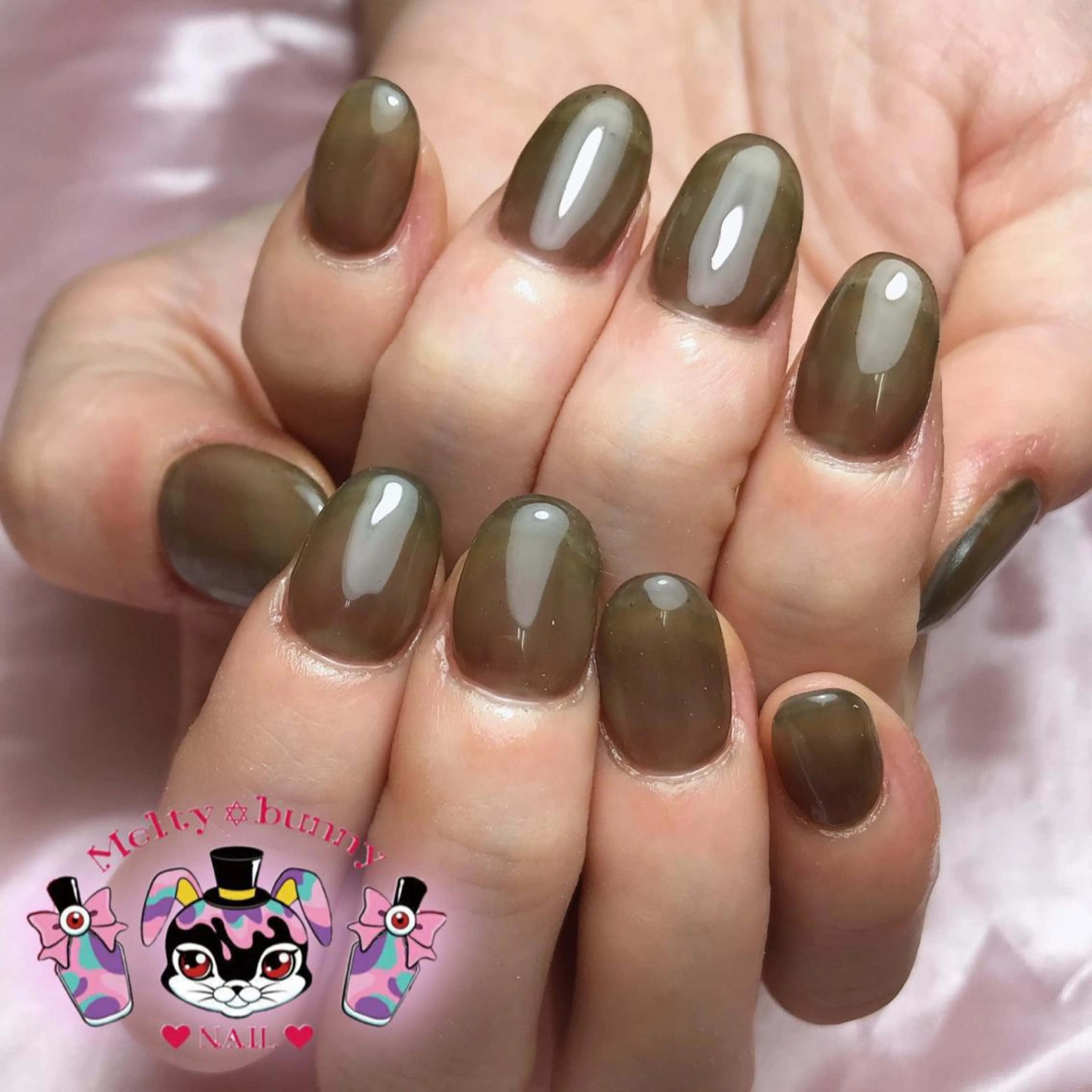 ネイル 長さ出し ワンカラーネイル ハンドネイル 深爪を断らない スカルプ高評価店のネイルデザイン