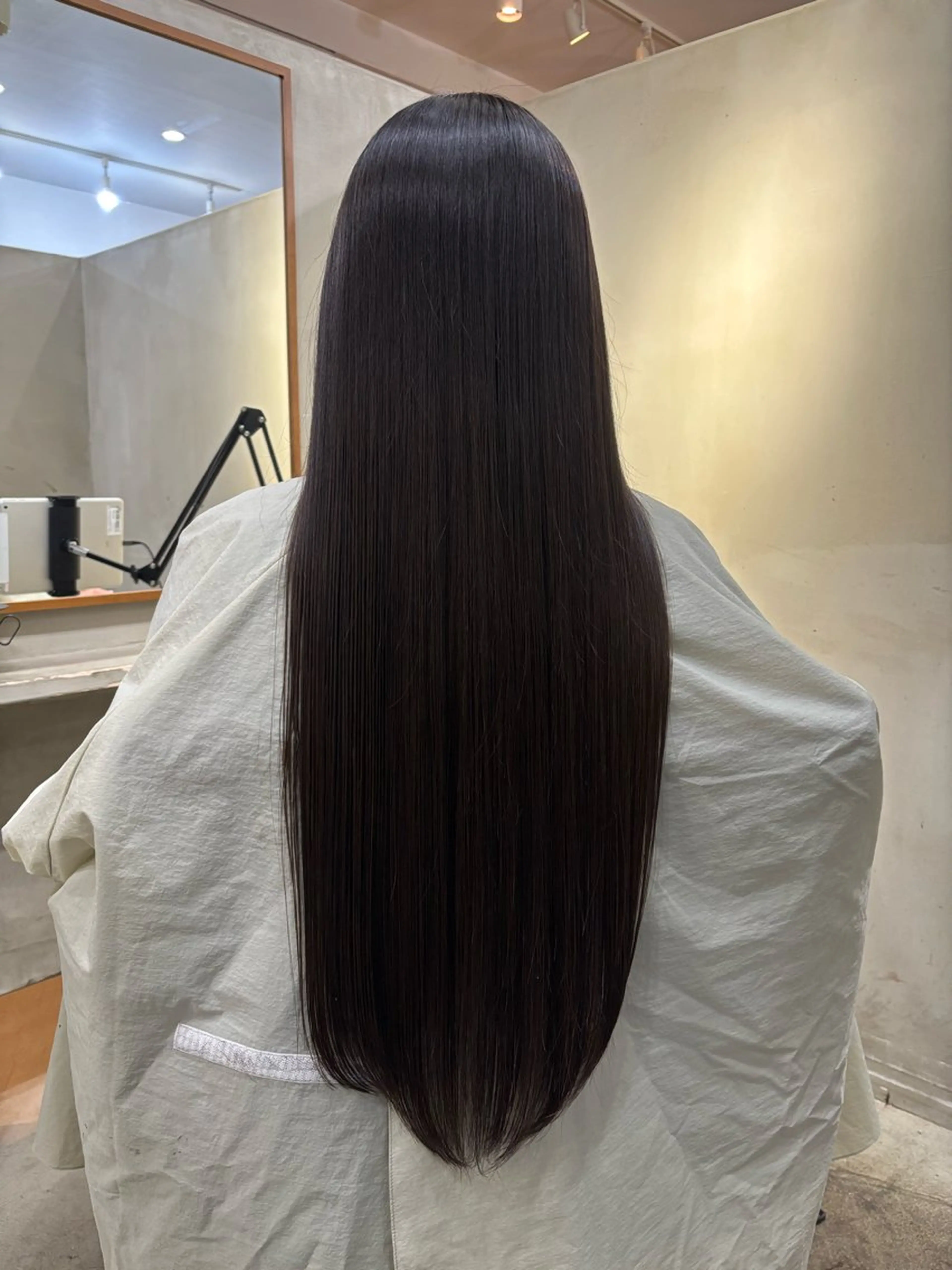 ロング カラー トリートメント カット トリートメント 中園康 /カラー/ブリーチのヘアスタイル