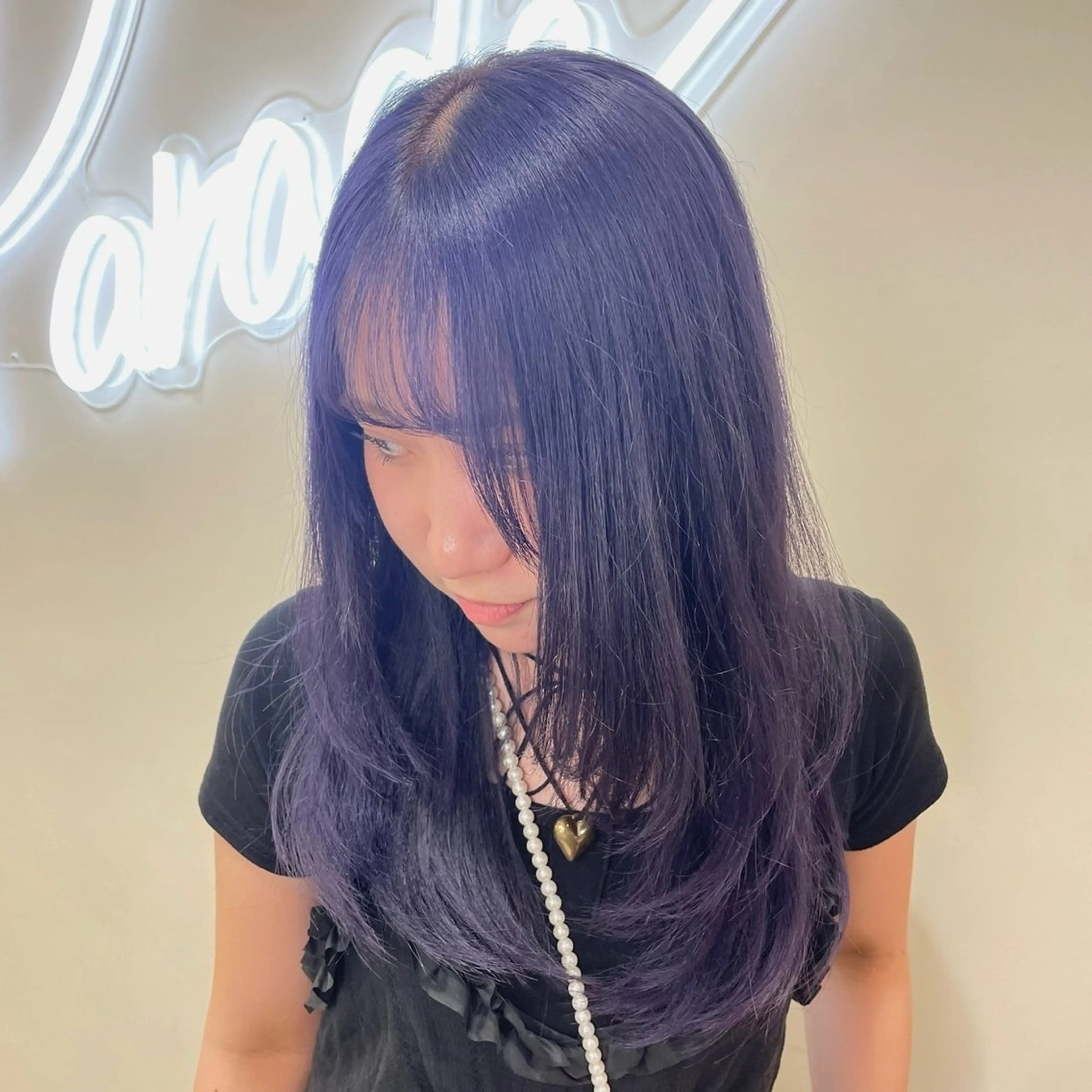 ロング カラー モテ髪ハイトーン🫧 serina🎀池袋のヘアスタイル