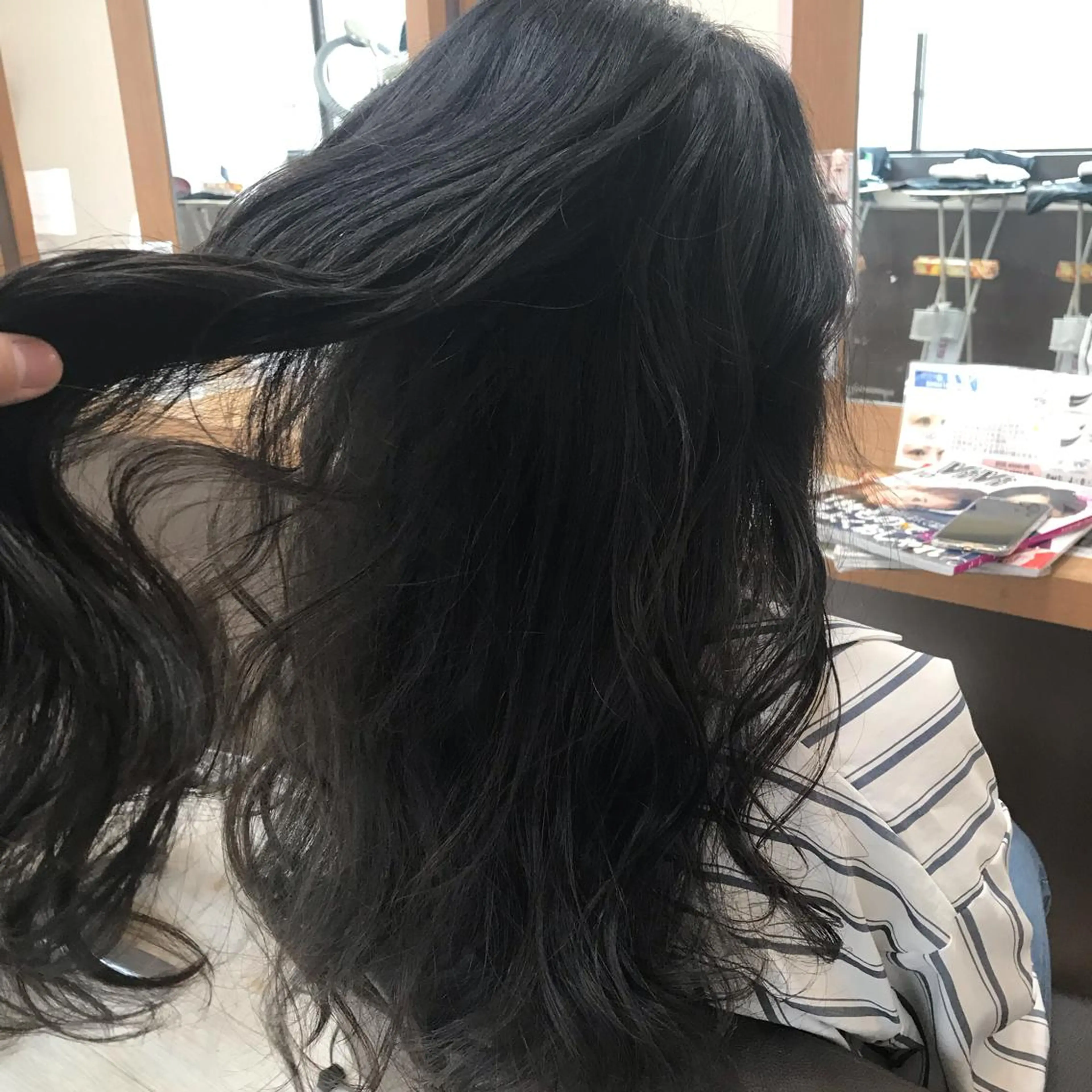 ロング カラー カット ヘアカラー トリートメント Lien 深井店のヘアスタイル