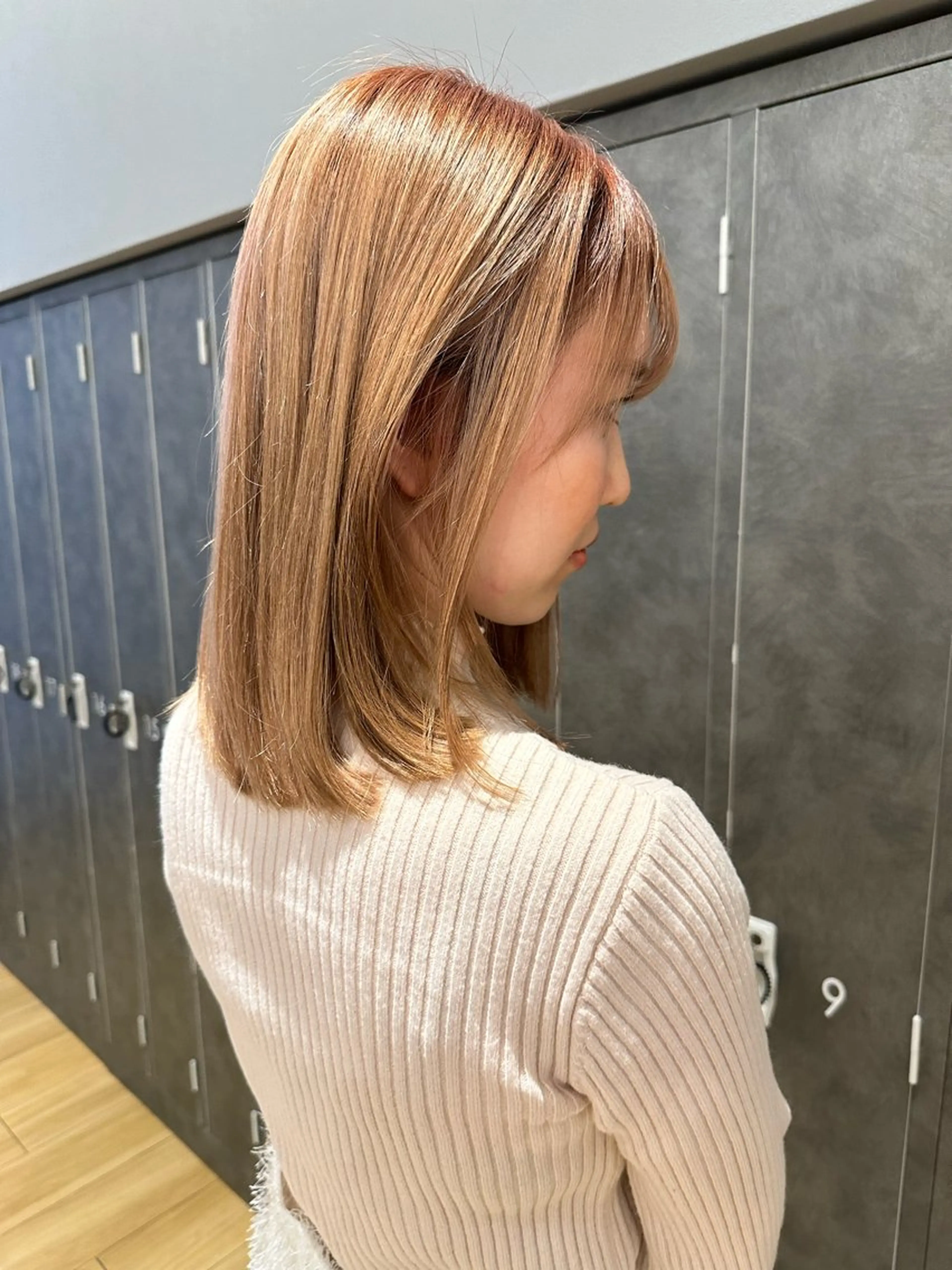 ミディアム カラー 中尾 碧斗のヘアスタイル
