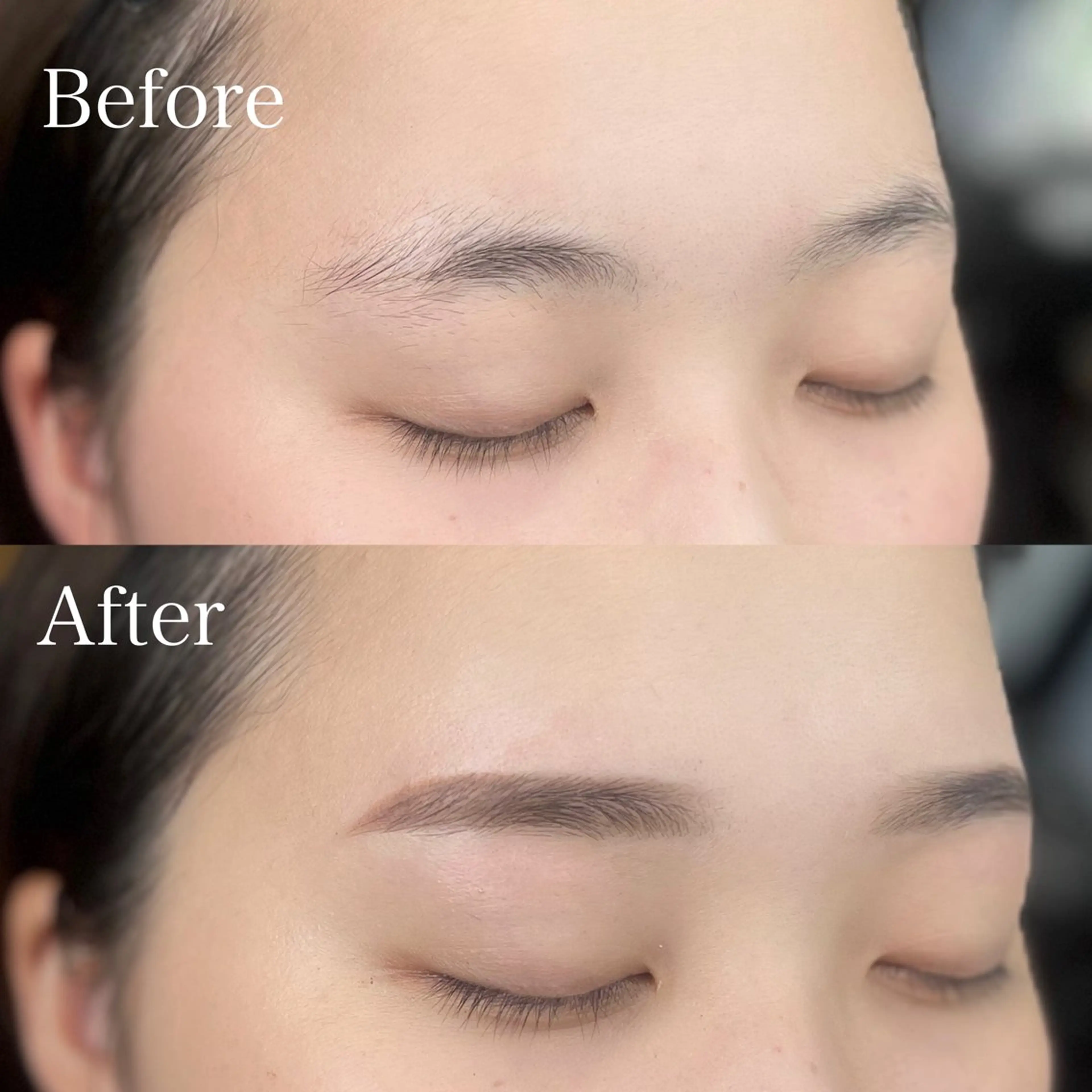 アイブロウ ワックス脱毛 有村 ひとみの眉毛・アイブロウイメージ