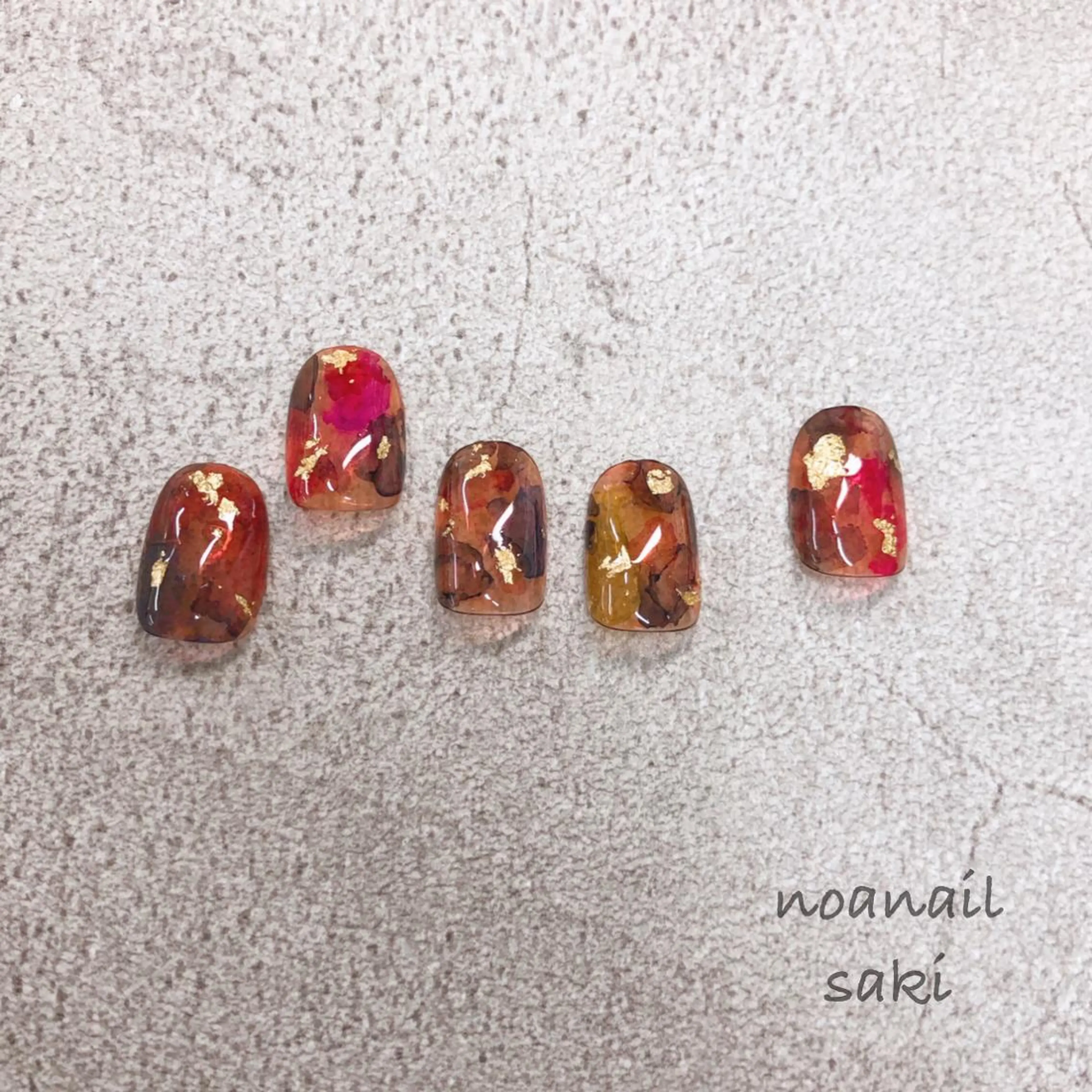 ショート カラー ネイル ショートネイル専門店 noaのネイルデザイン