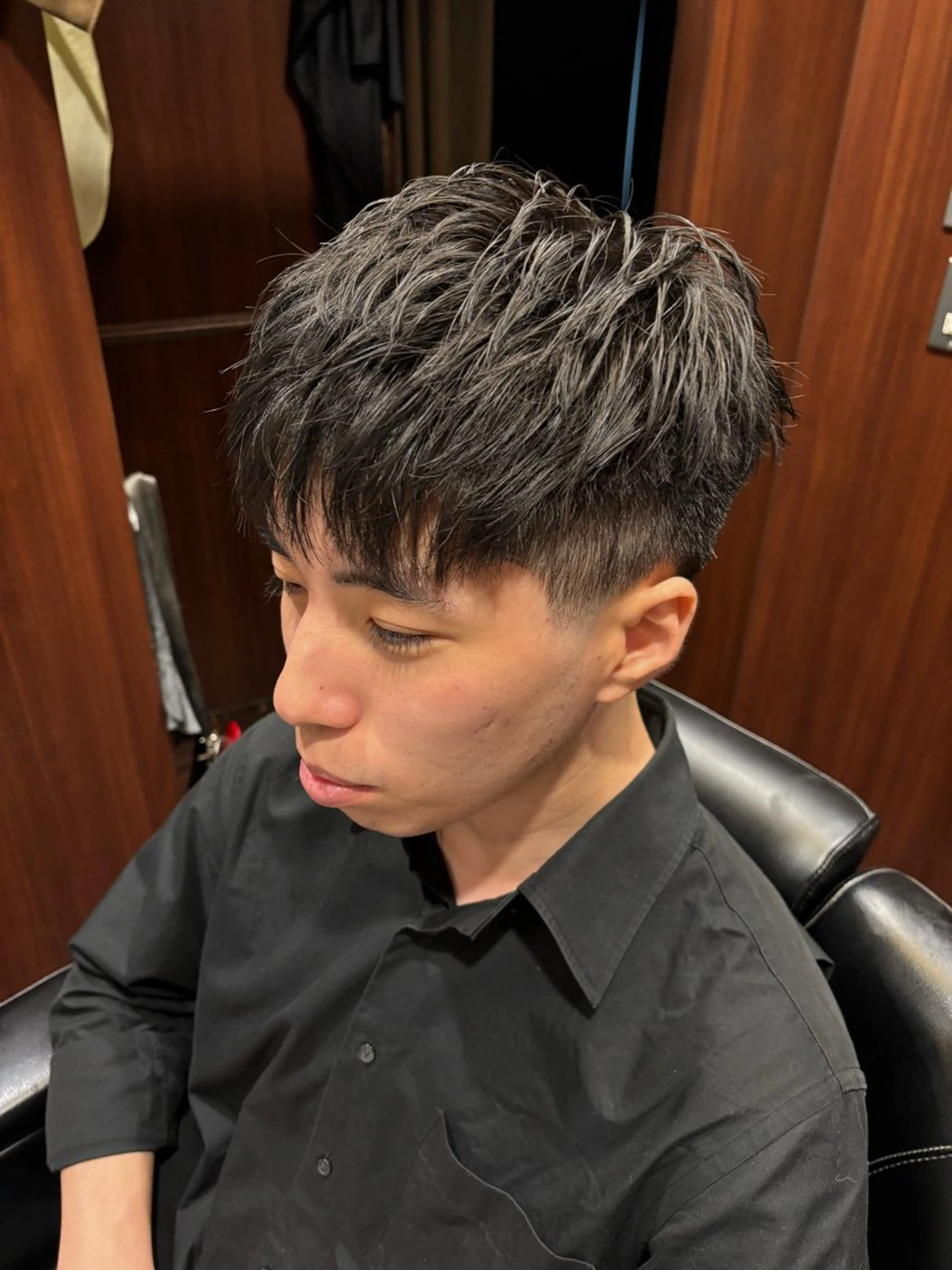 ショート メンズ カット 小松 美雄のヘアスタイル