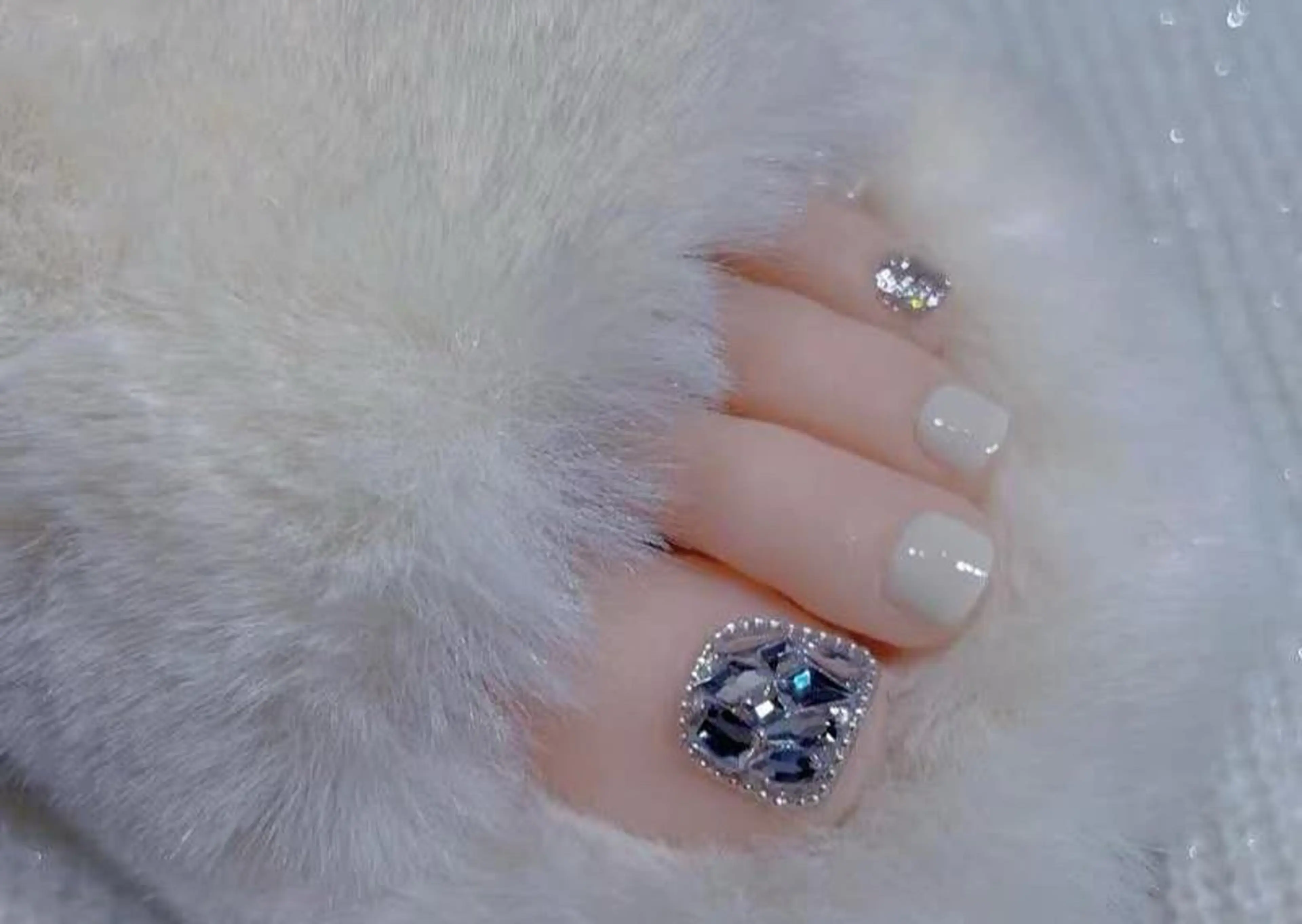 💝FOOT👣 親指アート乗せ放題コース💝の写真