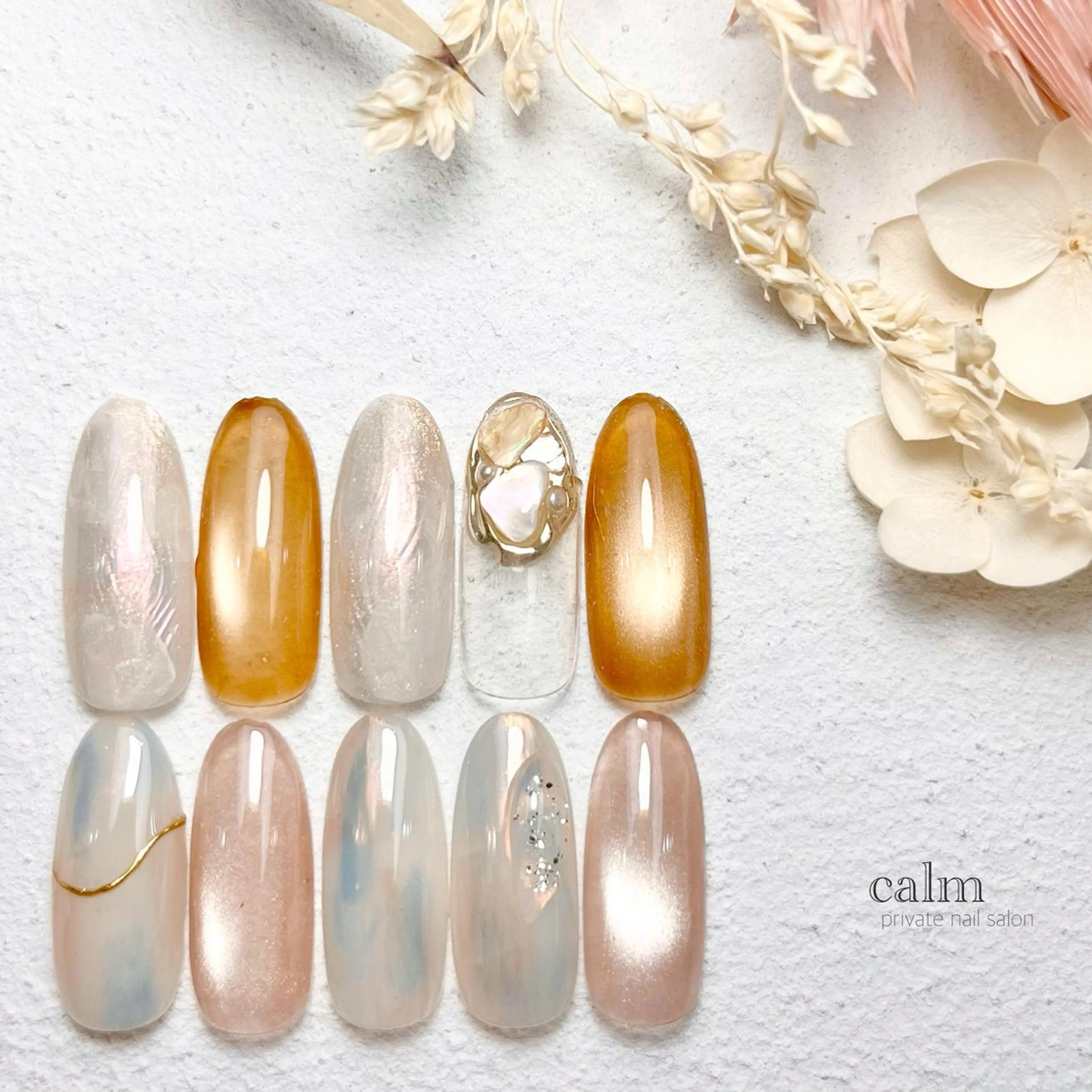 ネイル ハンドネイル calm 〔ｶｰﾑ〕のネイルデザイン
