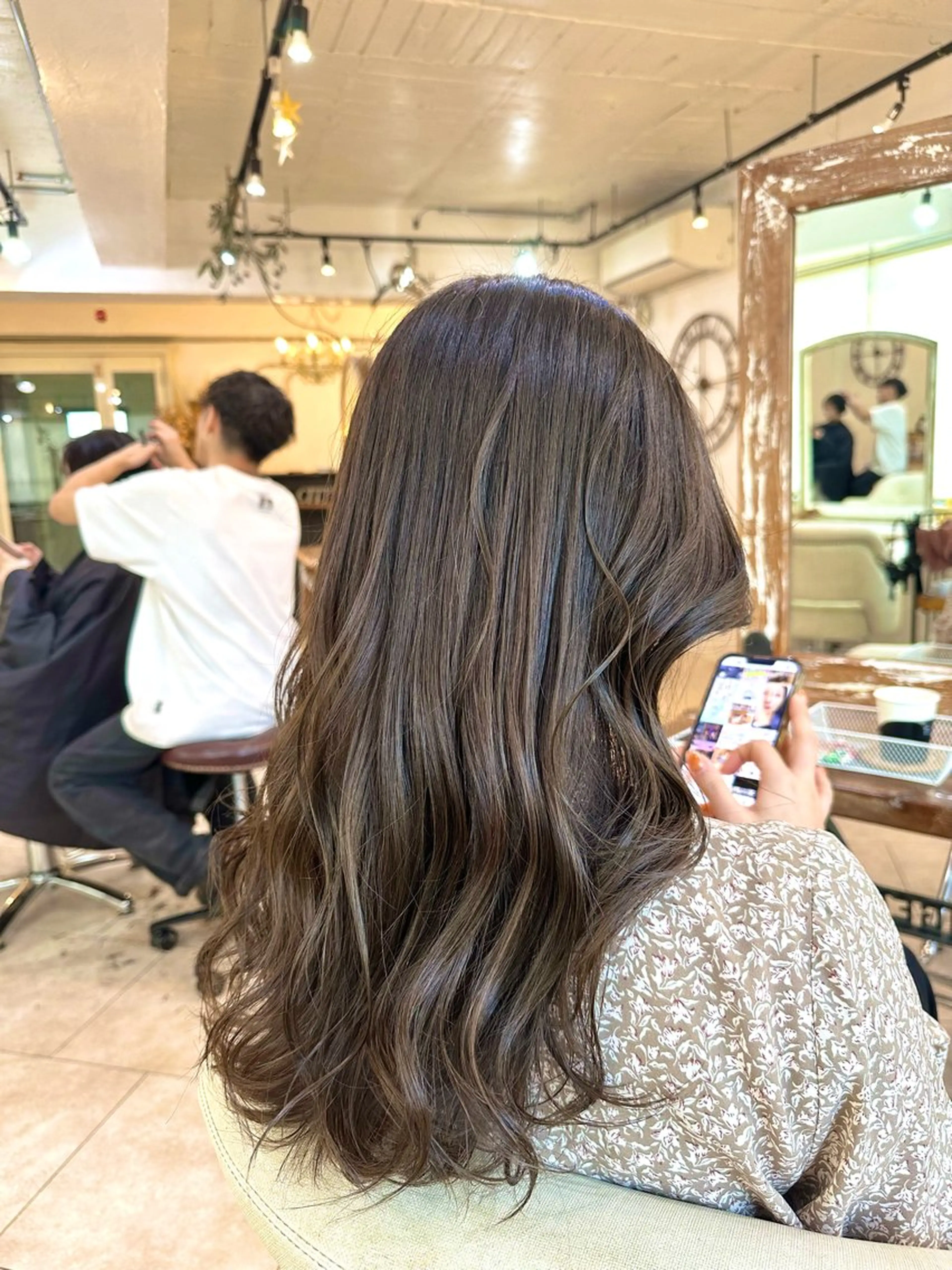 ロング カラー スパイキー/ ピンパーマ/緑川雄也のヘアスタイル