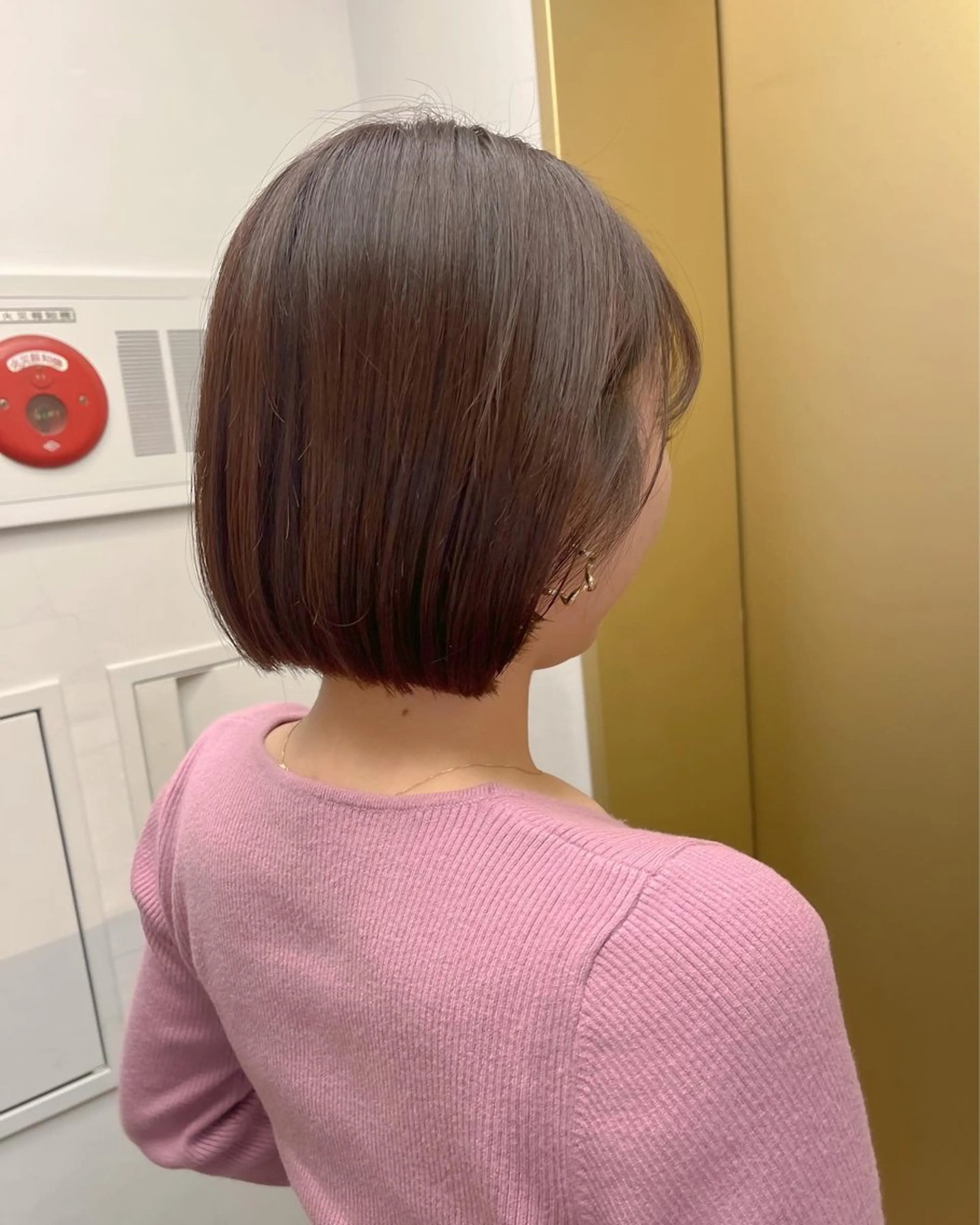 ショート ボブ 透明感カラー│ レイヤーヘア中居美樹のヘアスタイル