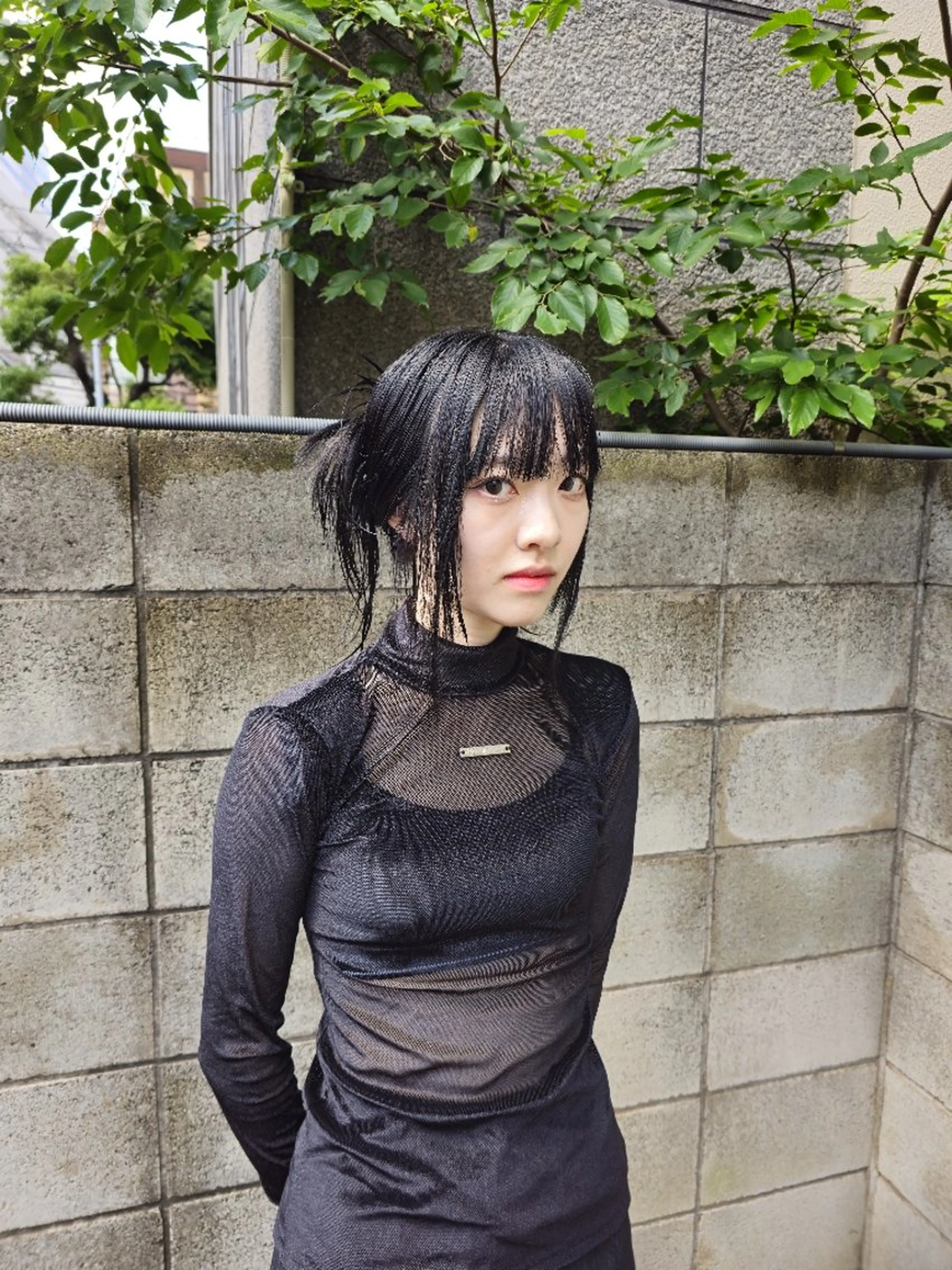 セミロング カラー OMA　 カタギシのヘアスタイル