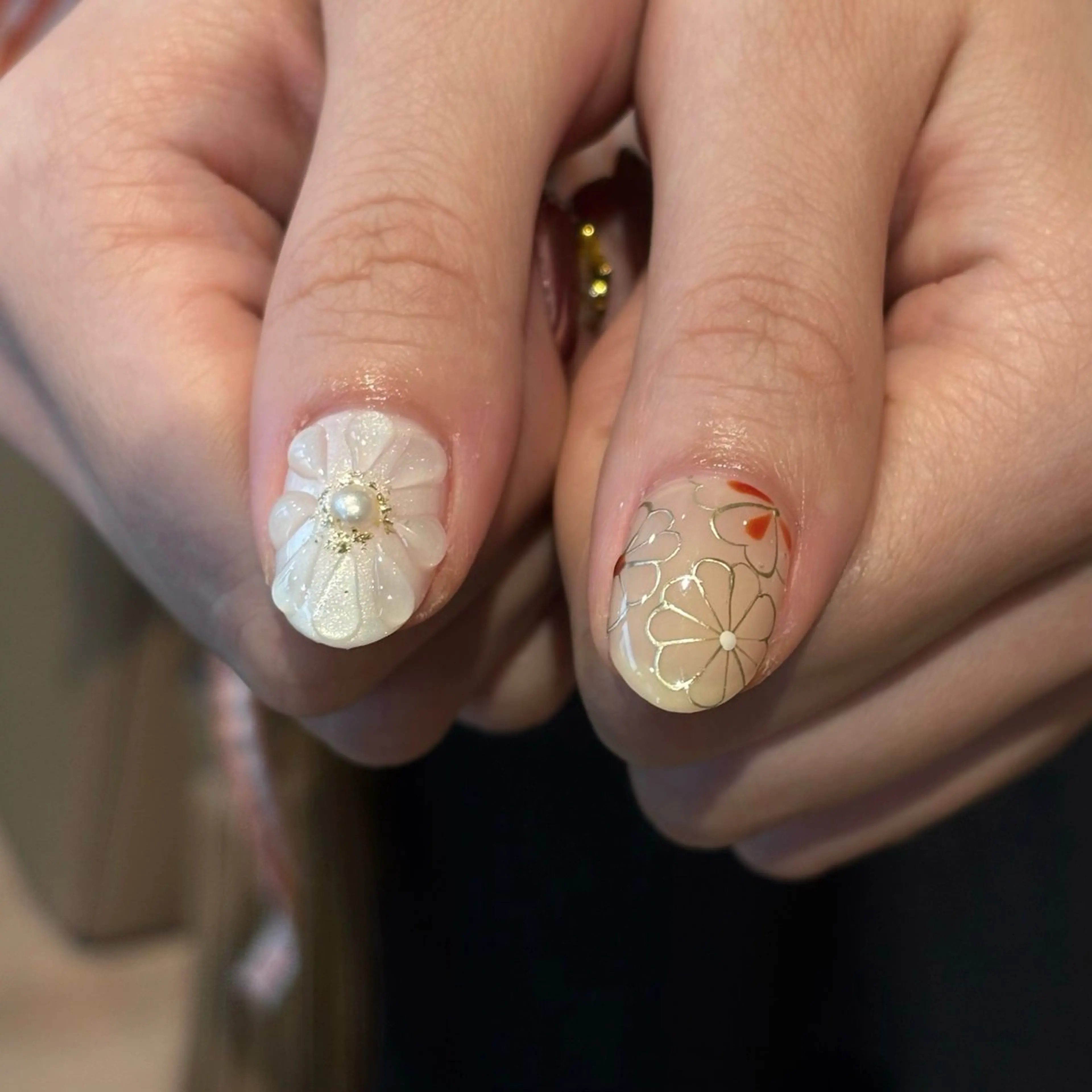 ネイル 成人式 ミラーネイル ニュアンスネイル Bianca名駅店 安田のネイルデザイン