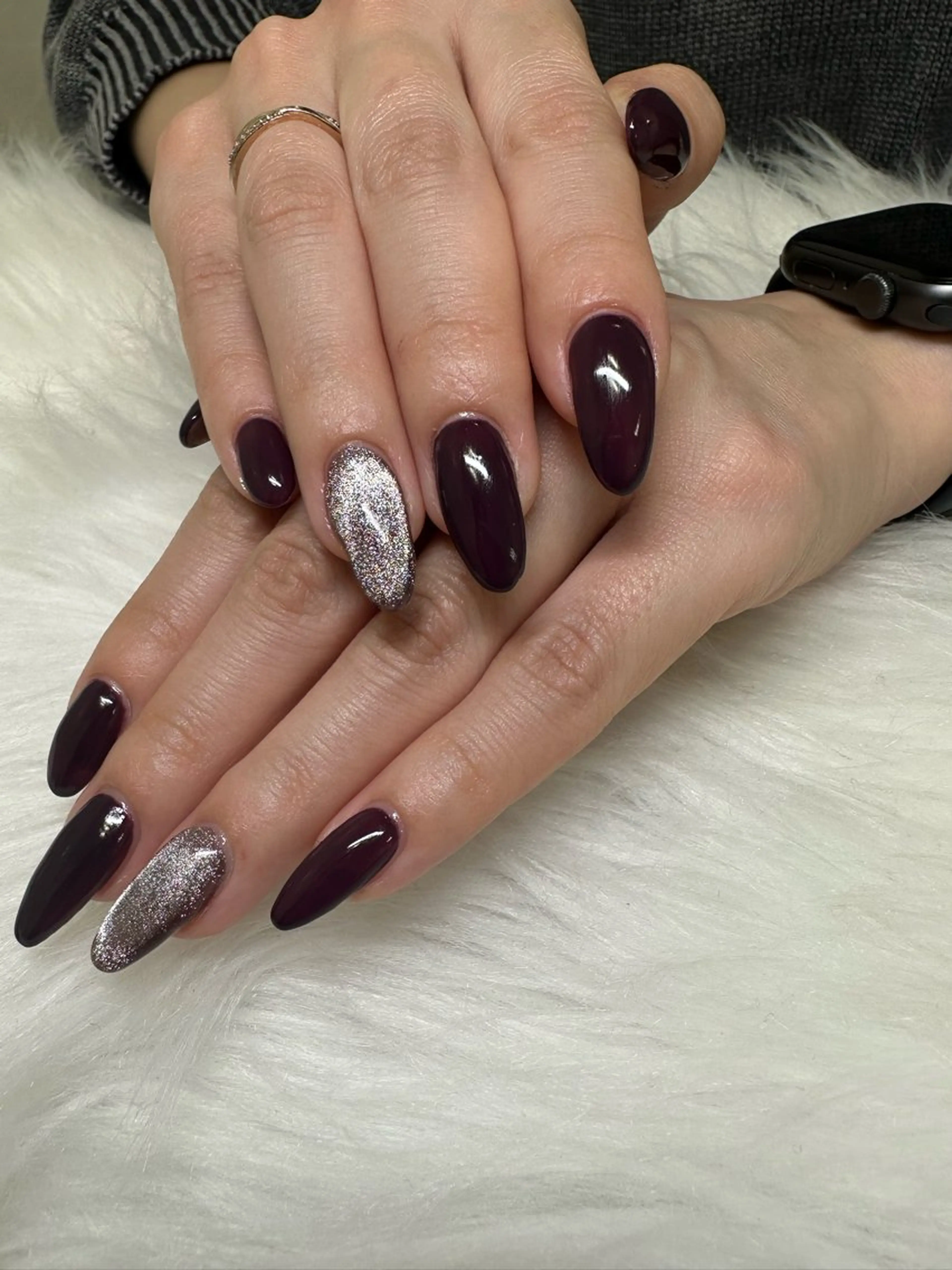 ネイル マグネットネイル ワンカラーネイル PROVE Nail 🫧satomiのネイルデザイン