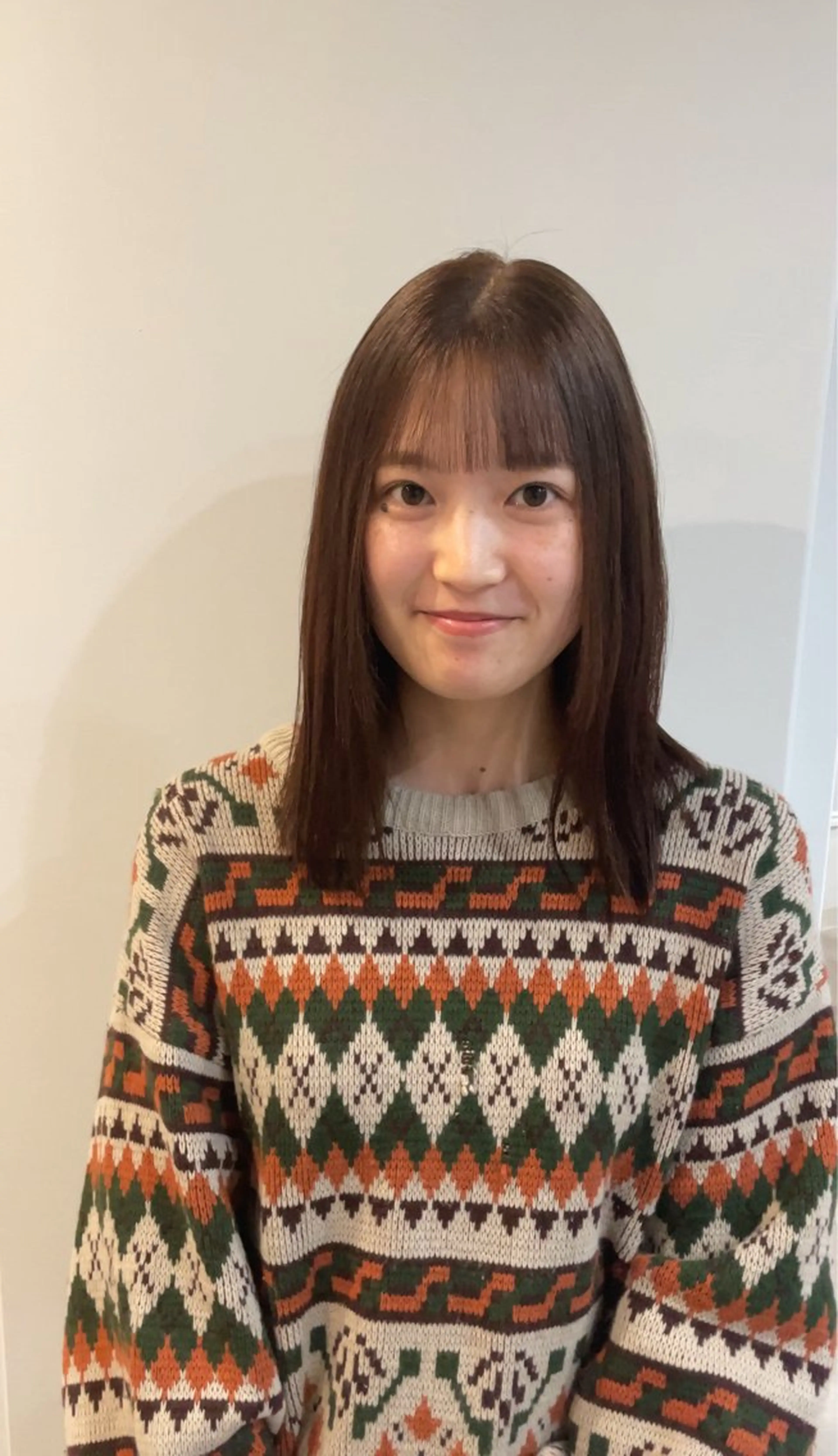 ミディアム カット ヘアカラー トリートメント 山浦司颯‪/ カラー/レイヤーのヘアスタイル