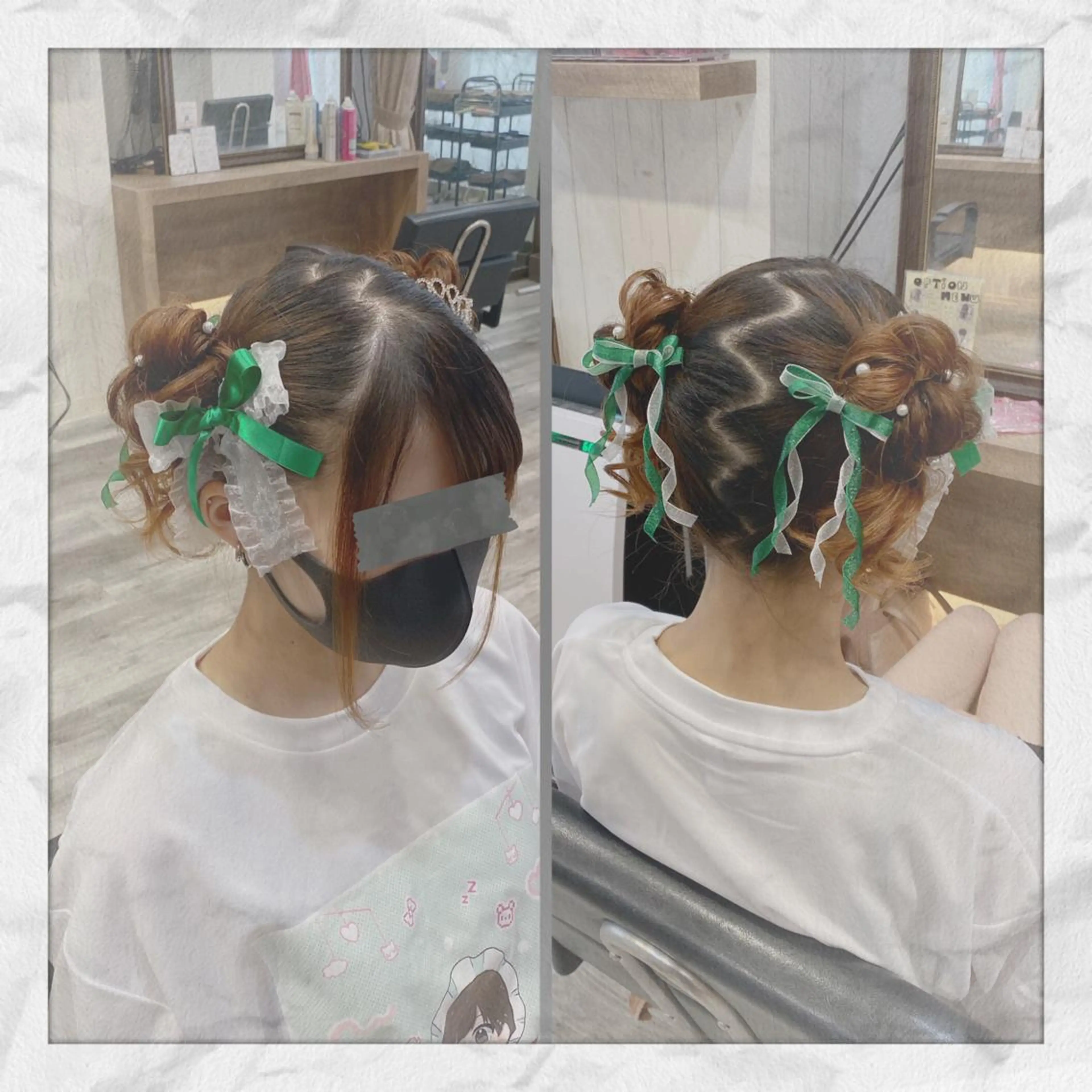 セミロング ヘアアレンジ ヘアセット ヘアセット/着付け 𓇼 松本 夏美𓇼のヘアスタイル