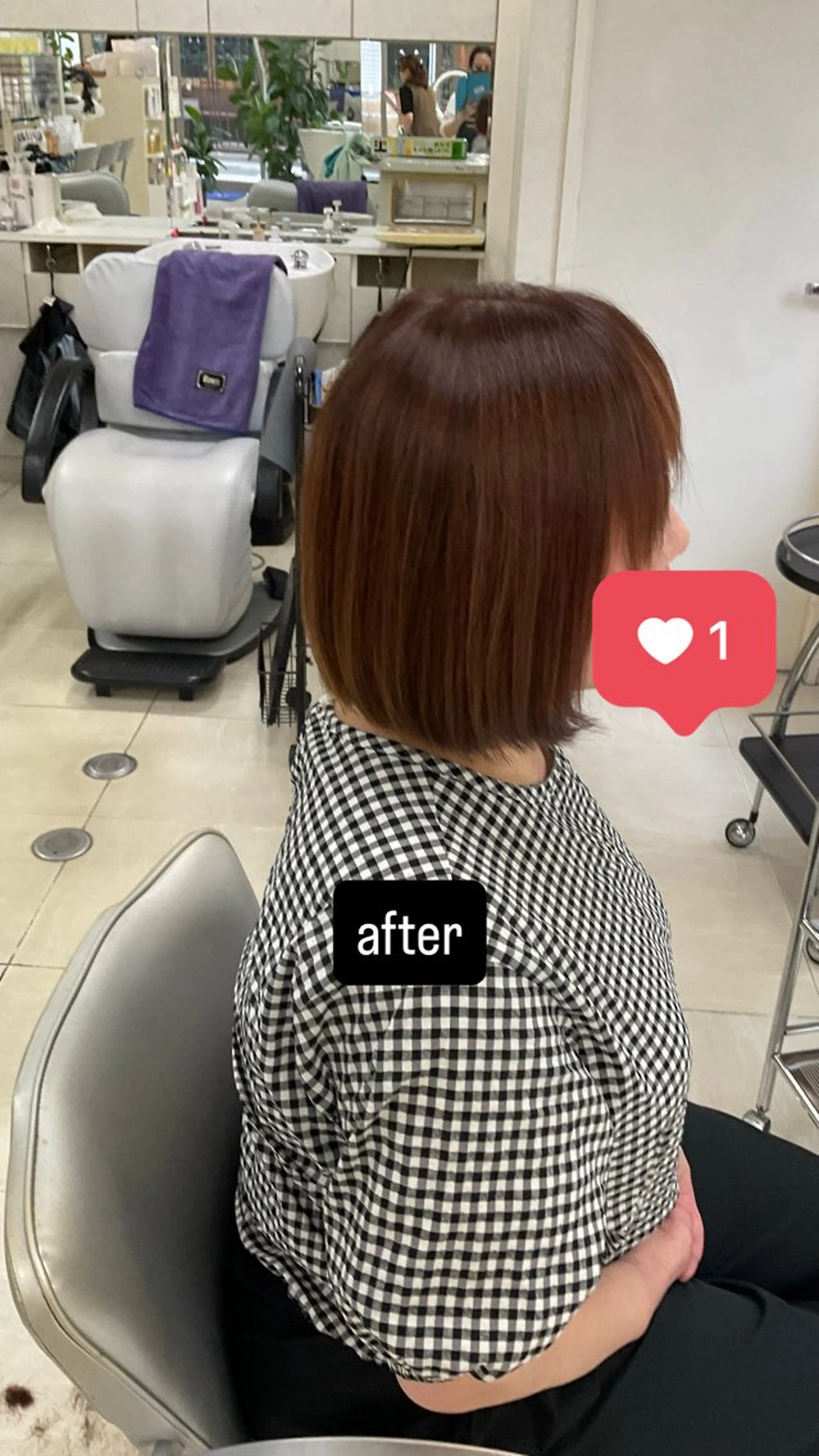 ショート ショートボブ ボブ ショートヘア タカハシ リナのヘアスタイル