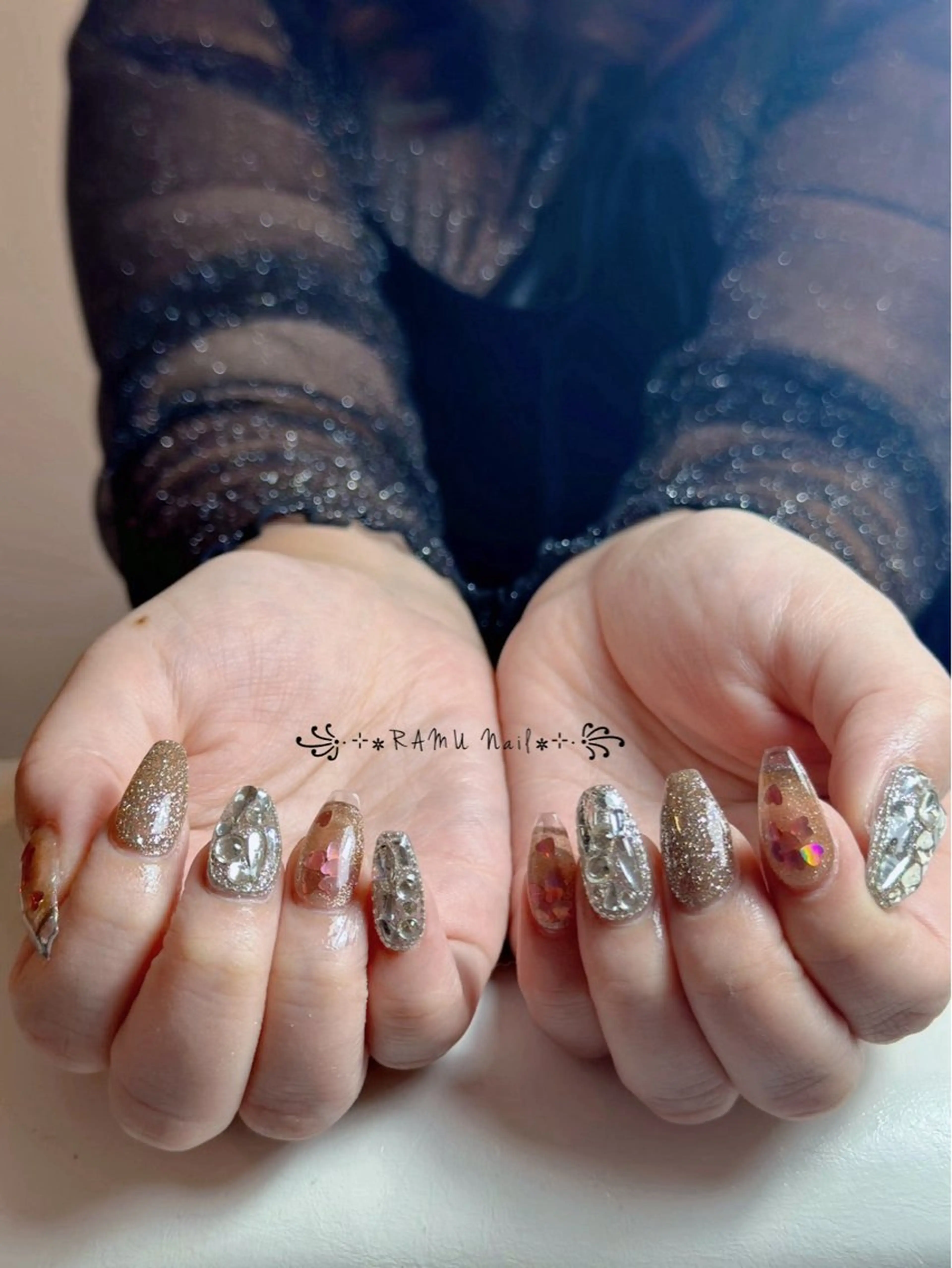 ネイル フレンチネイル 韓国ネイル シンプルネイル ワンホンネイル 冬ネイル ハンドネイル RAMU Nail 恵比寿店のネイルデザイン