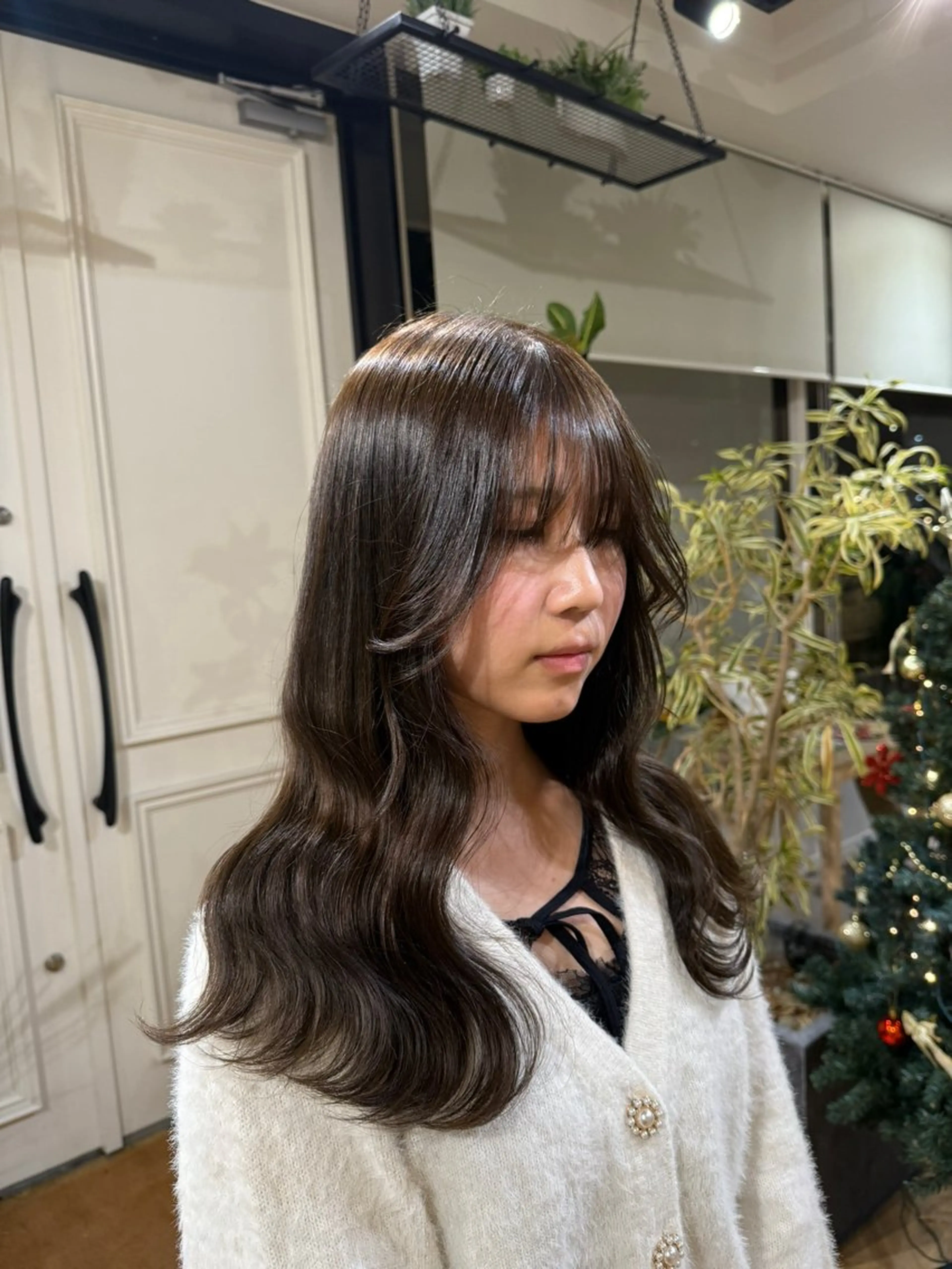 ロング ヘアカラー トリートメント 透明感カラー 【yate'】rinのヘアスタイル