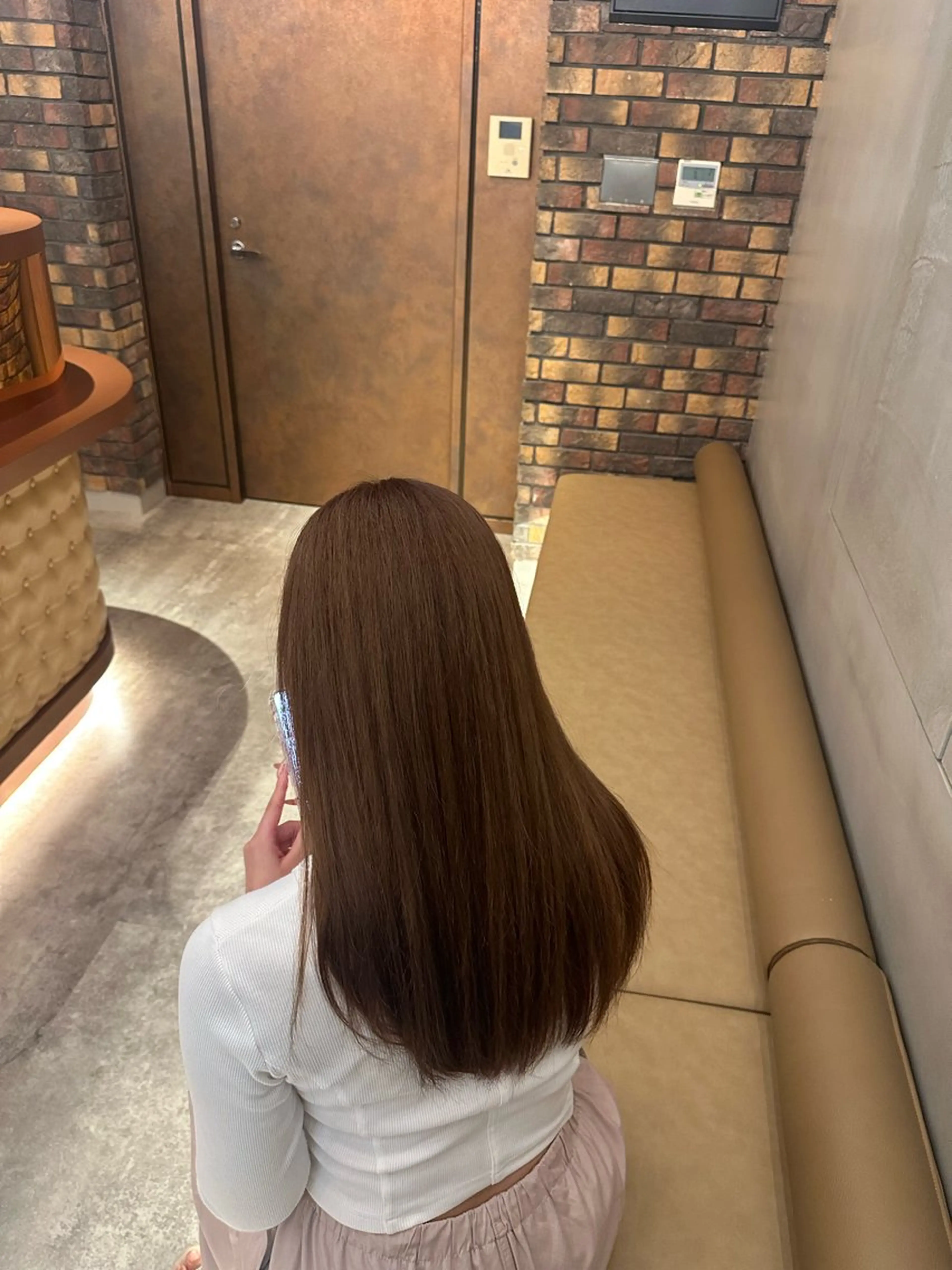 ロング カラー 💚銀座/ボブ /縮毛矯正/芦川💚のヘアスタイル