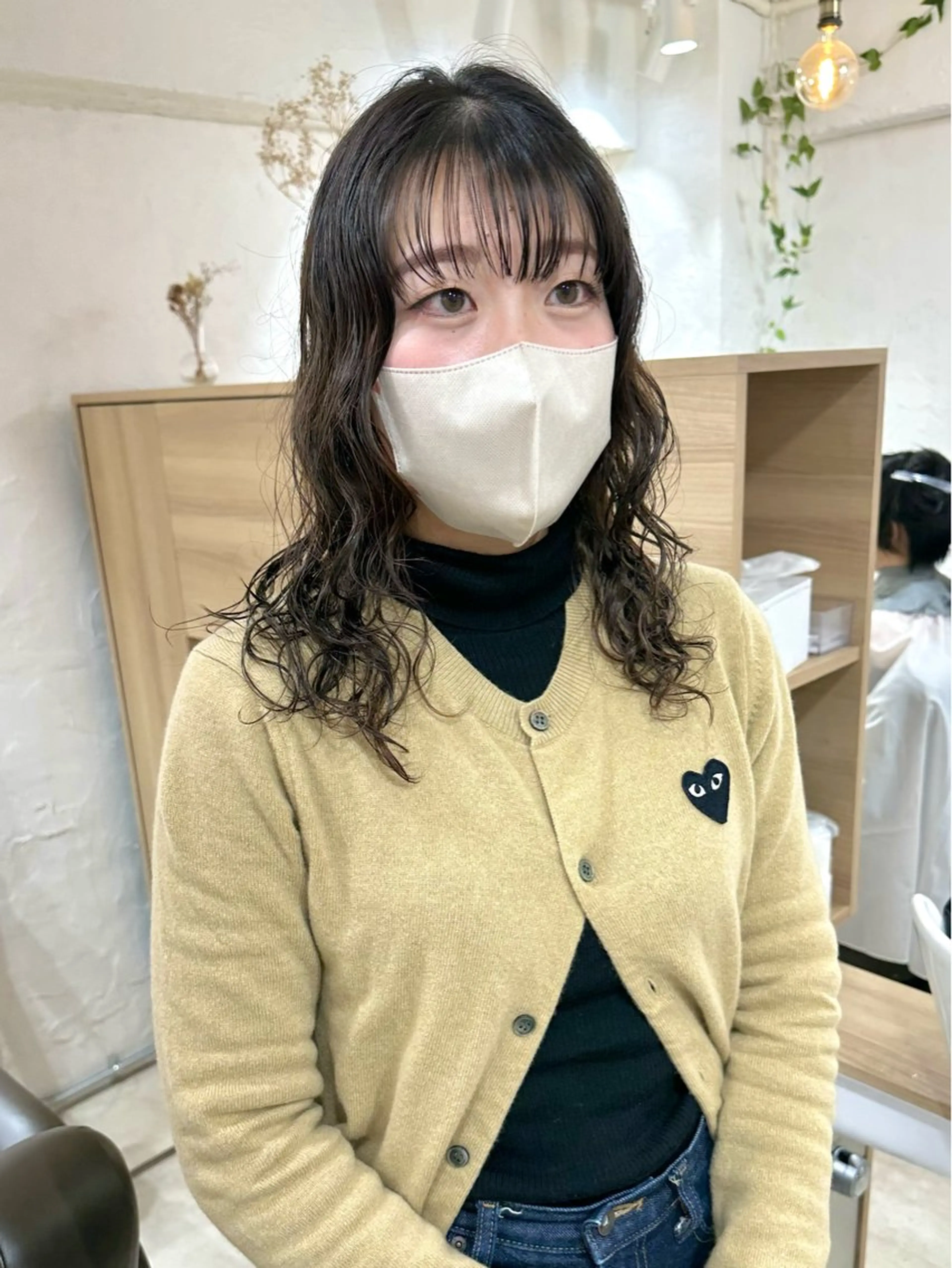 ミディアム パーマ 銀座No.1髪質改善 縮毛矯正/本木のヘアスタイル