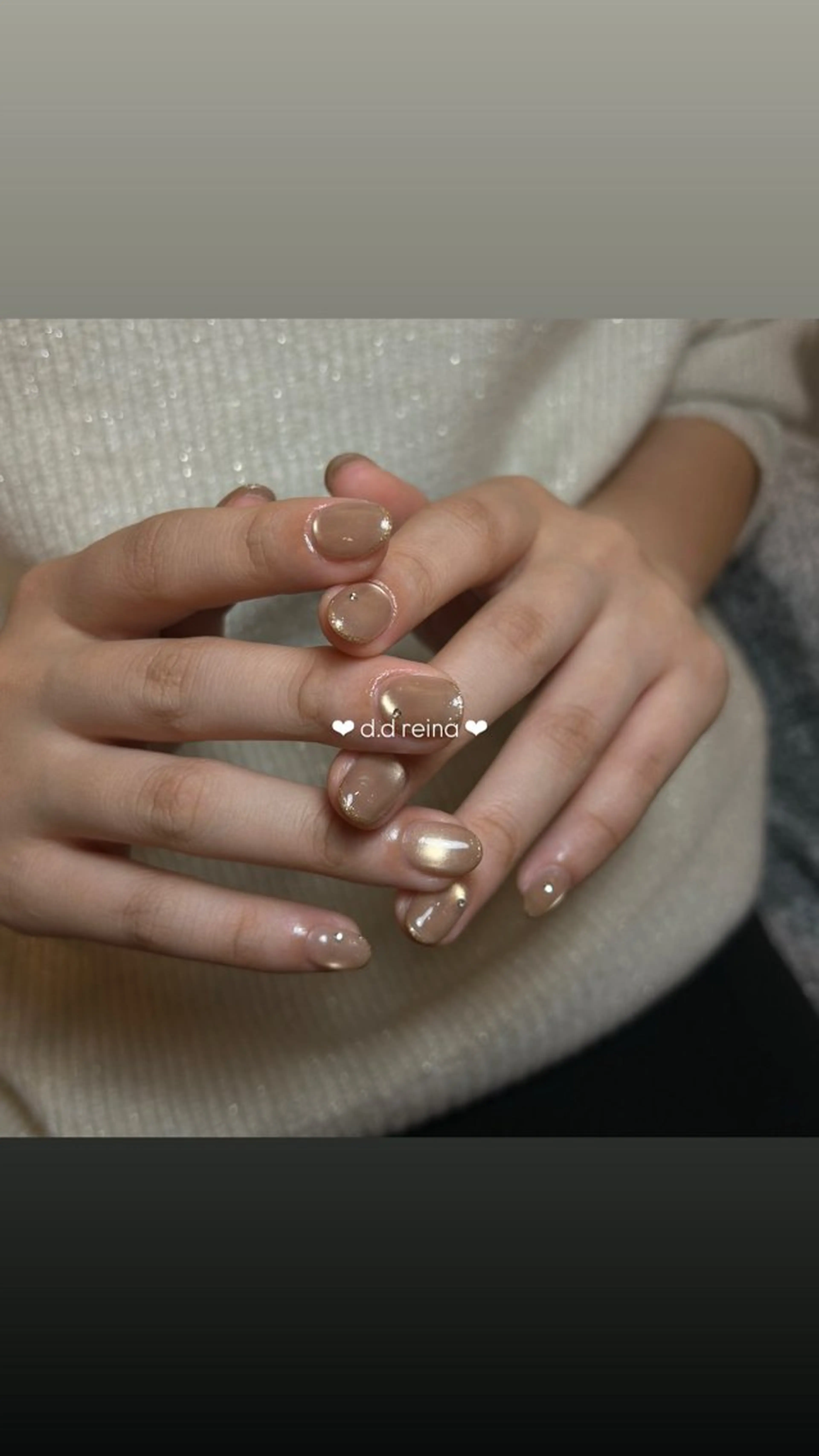 ネイル 長さ出し ジェルネイル 韓国ネイル マグネットネイル 持ち込み D.d Reinaのネイルデザイン