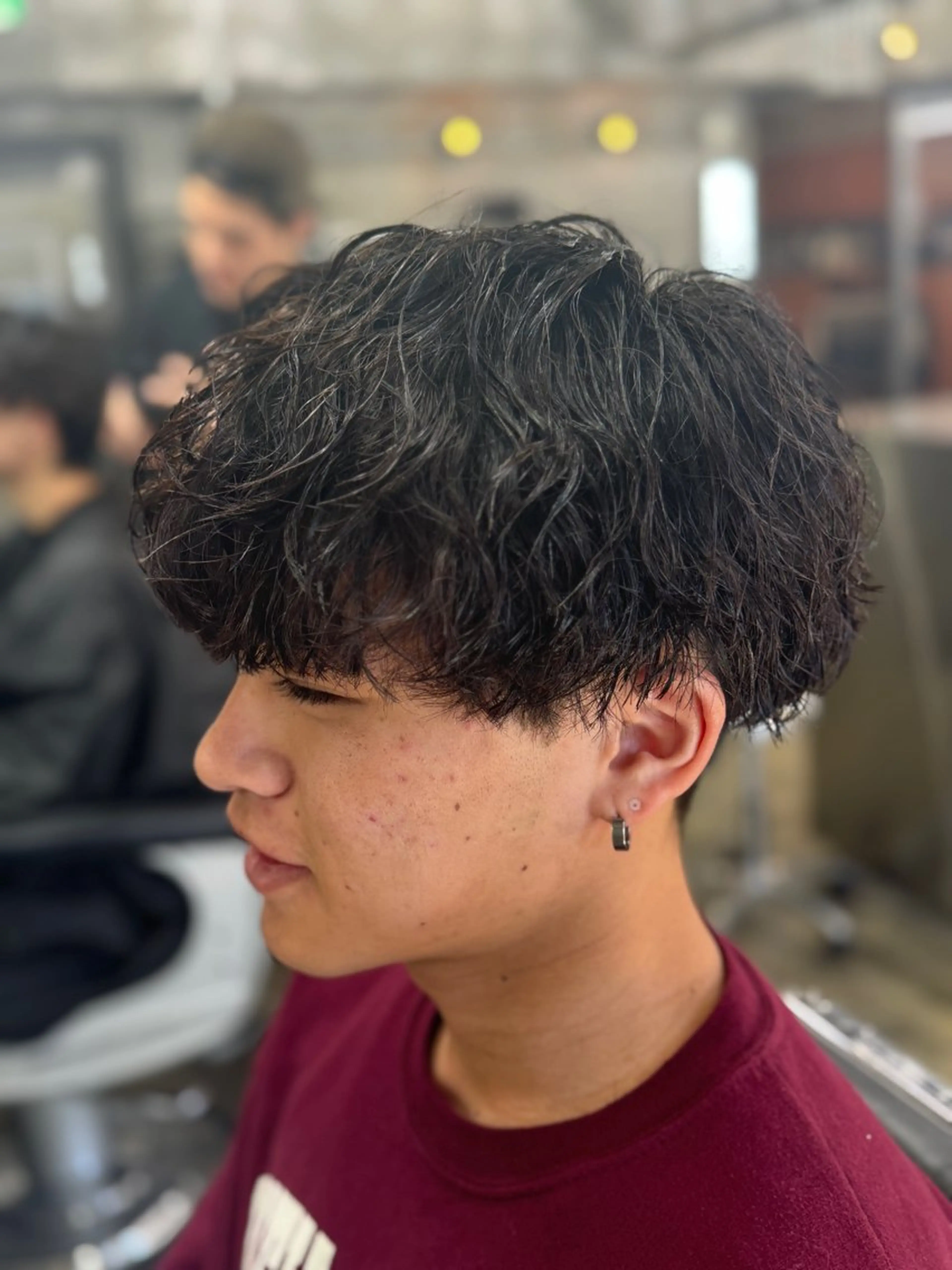 ショート カラー パーマ ヘアアレンジ メンズ メンズ特化酒井翔太 /メンズカット/名駅のヘアスタイル