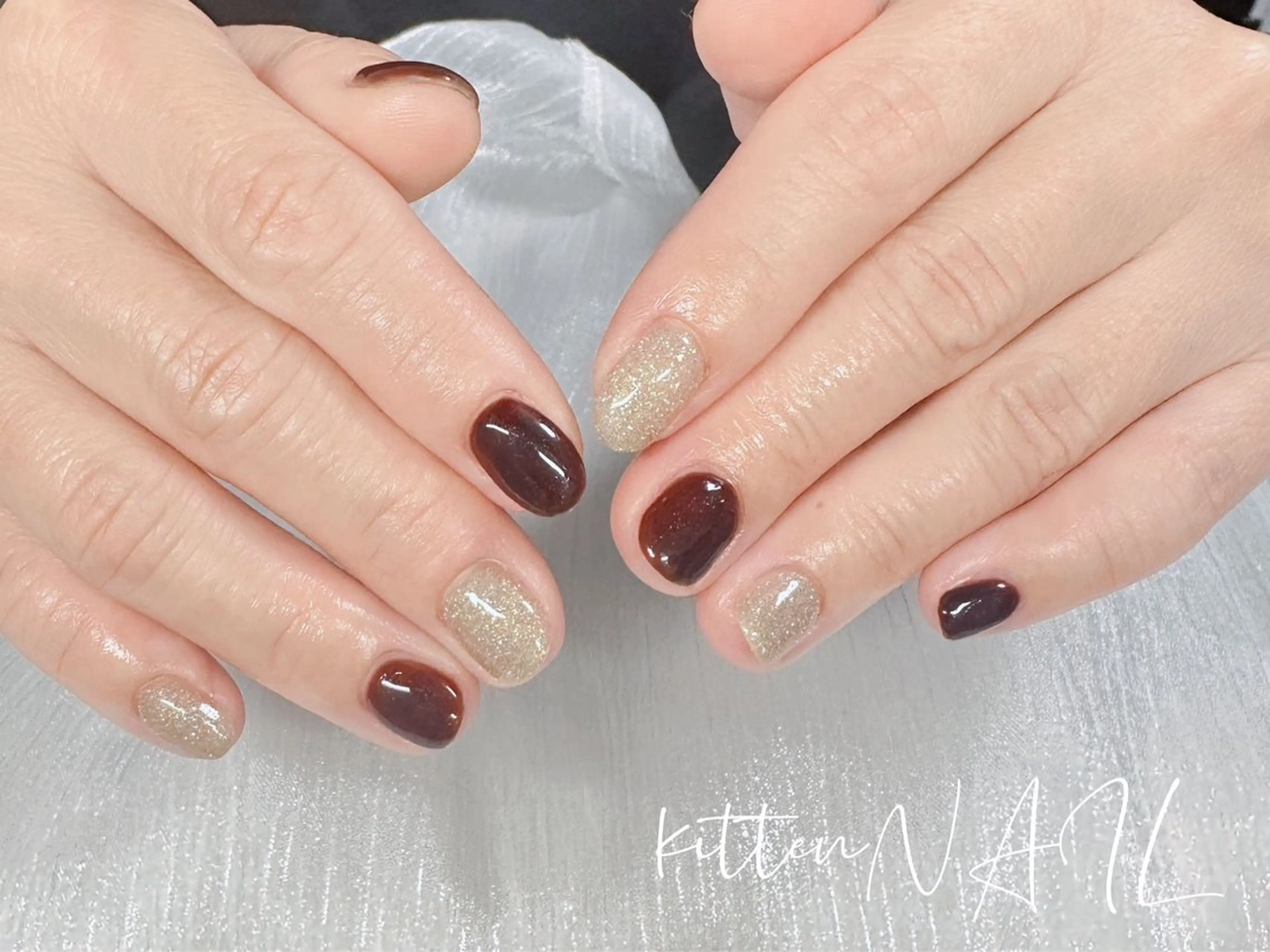 ネイル コネコネイルサロン モデル用のネイルデザイン