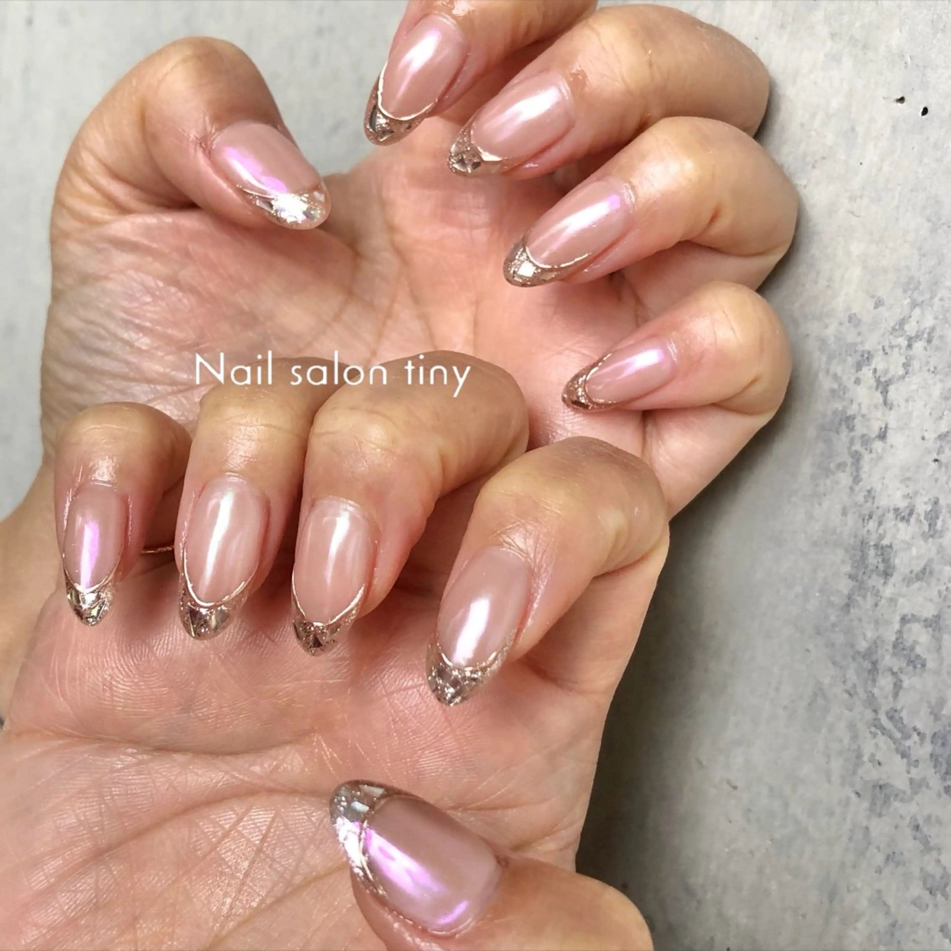 ネイル Nail salon tiny🩵のネイルデザイン