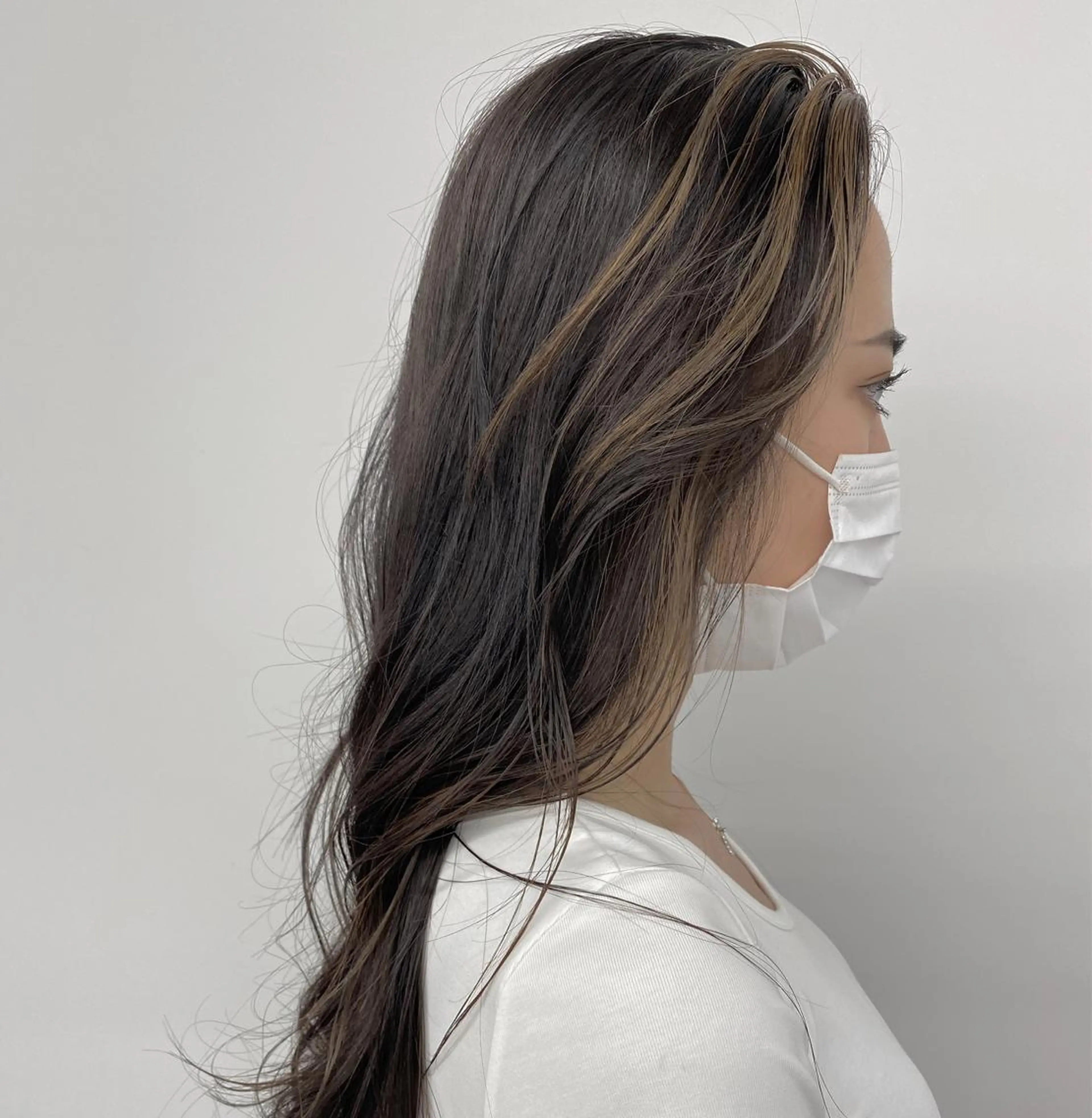 ロング ミストバング ハイライト STAR TOKYO所属・💕渡辺 マミ💕の眉毛・アイブロウイメージ