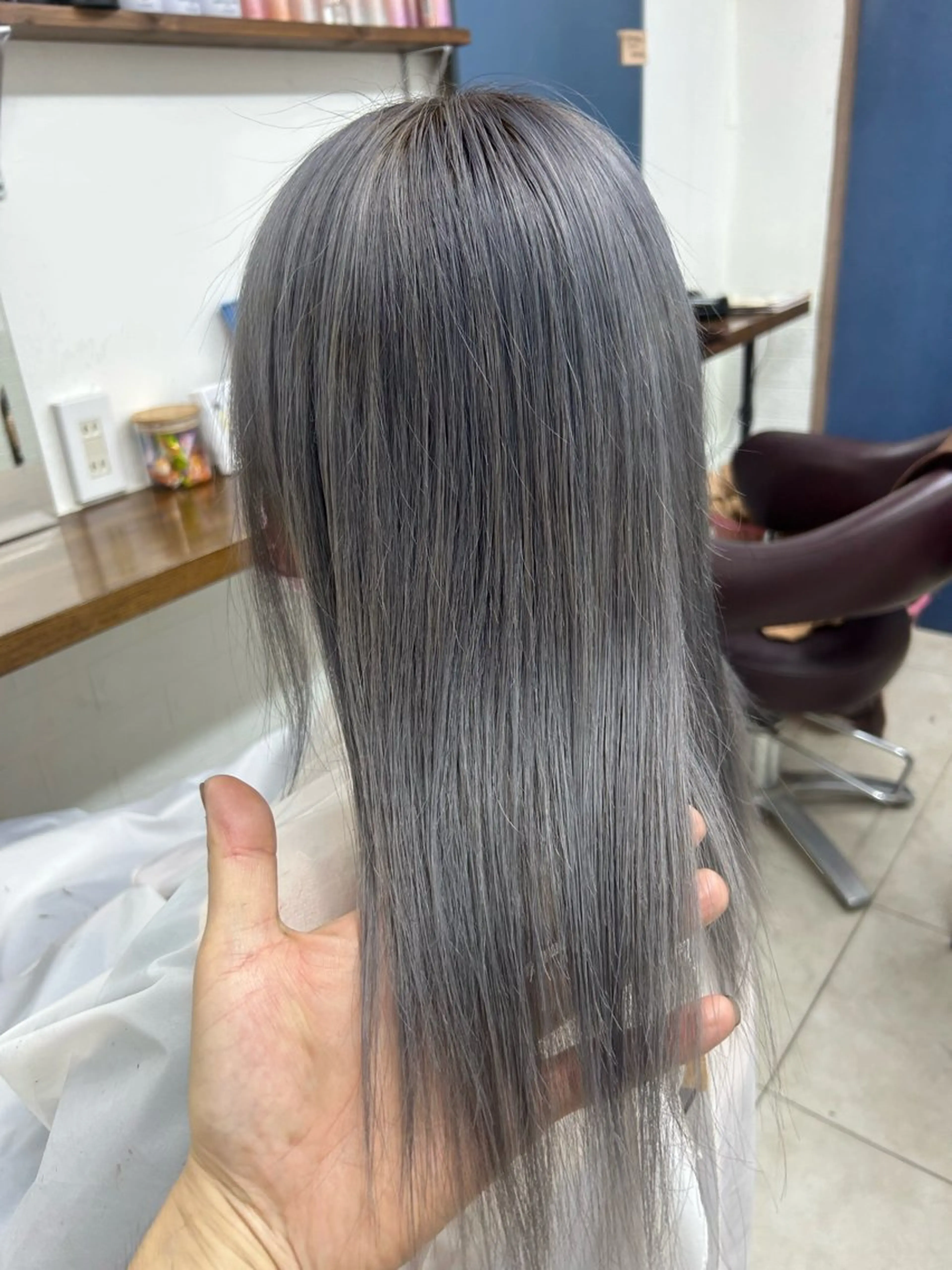 カラー ダブルスキルエクステ /羽エクステ白石宇由のヘアスタイル