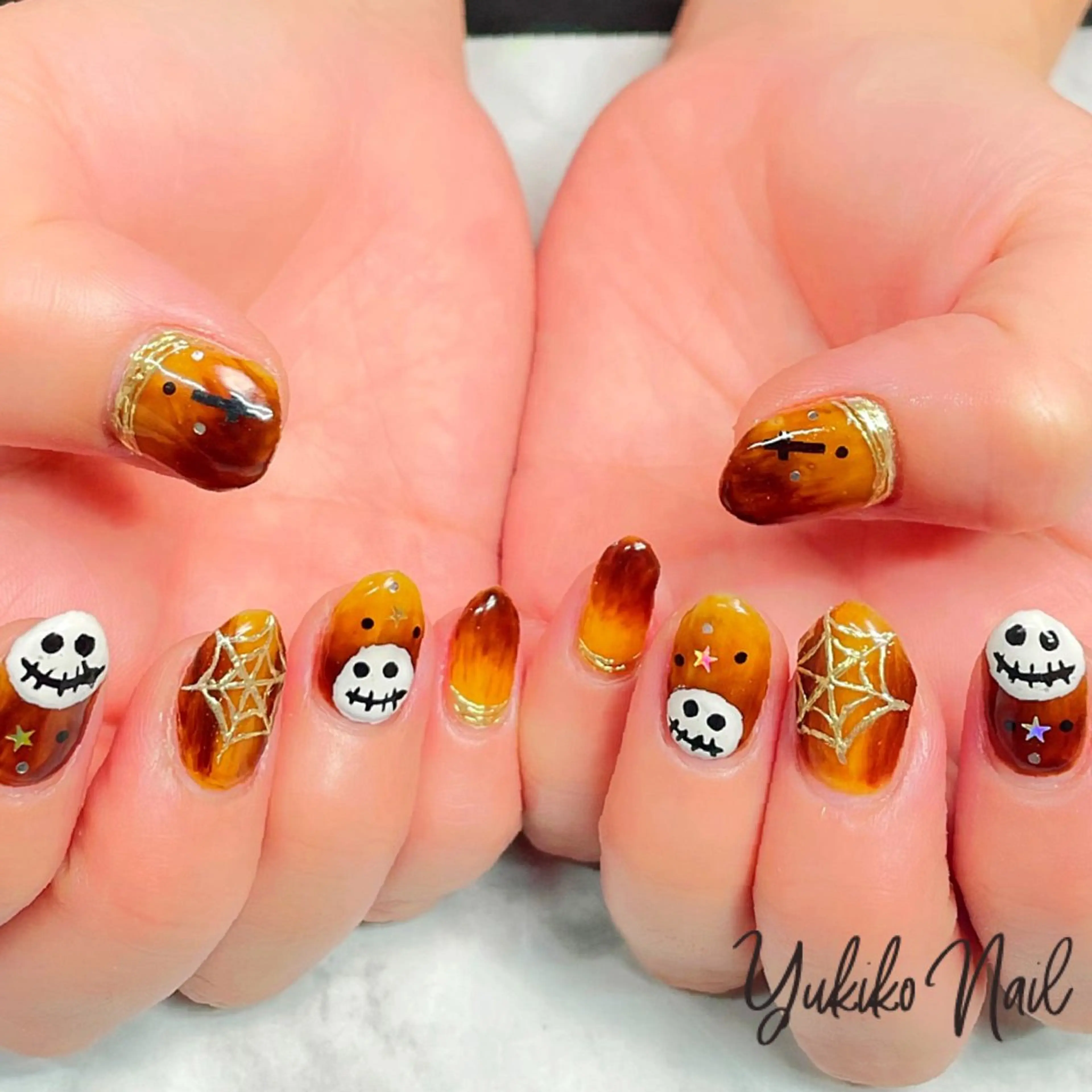 ネイル ハロウィン ユキコ ネイルのネイルデザイン