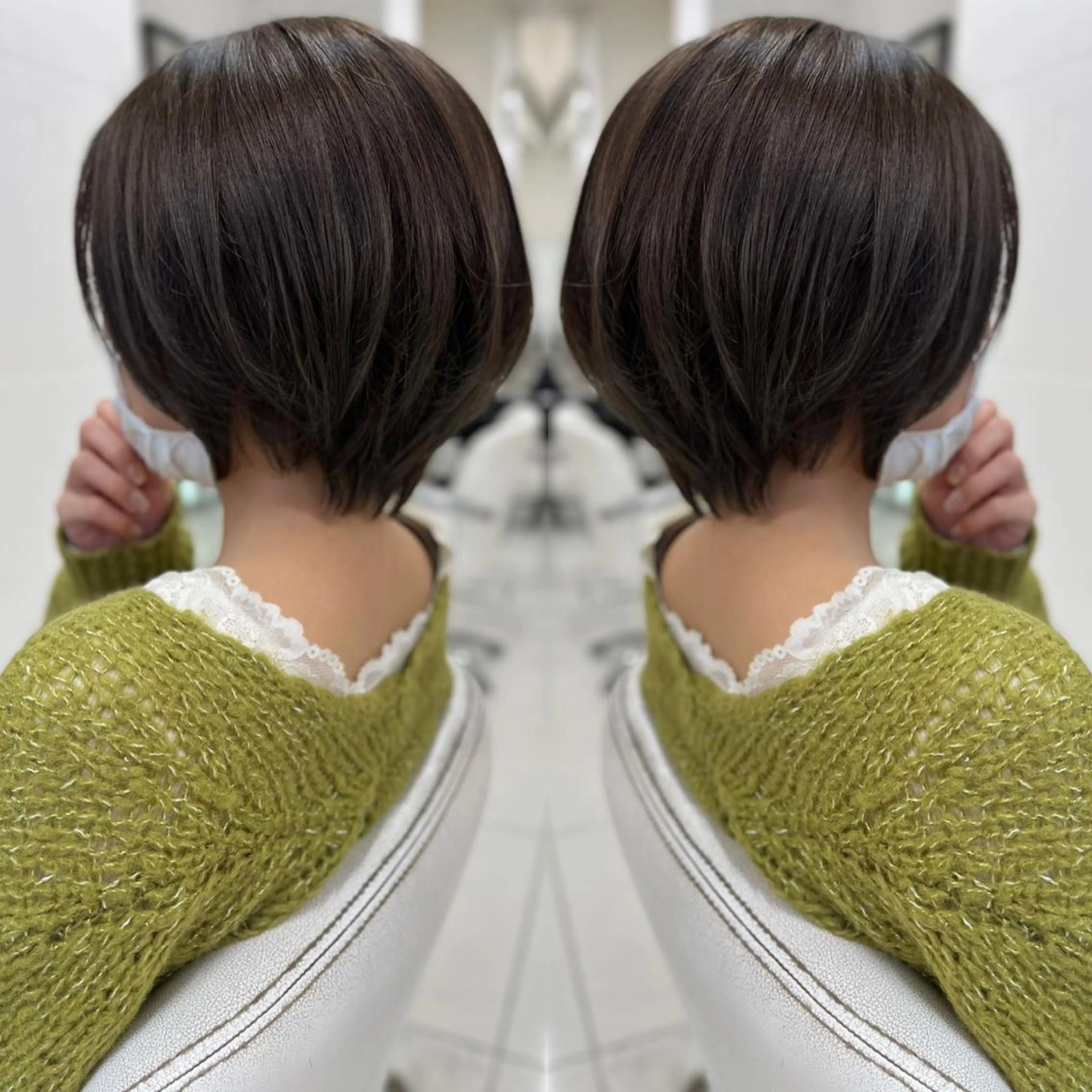 似合わせカットの写真