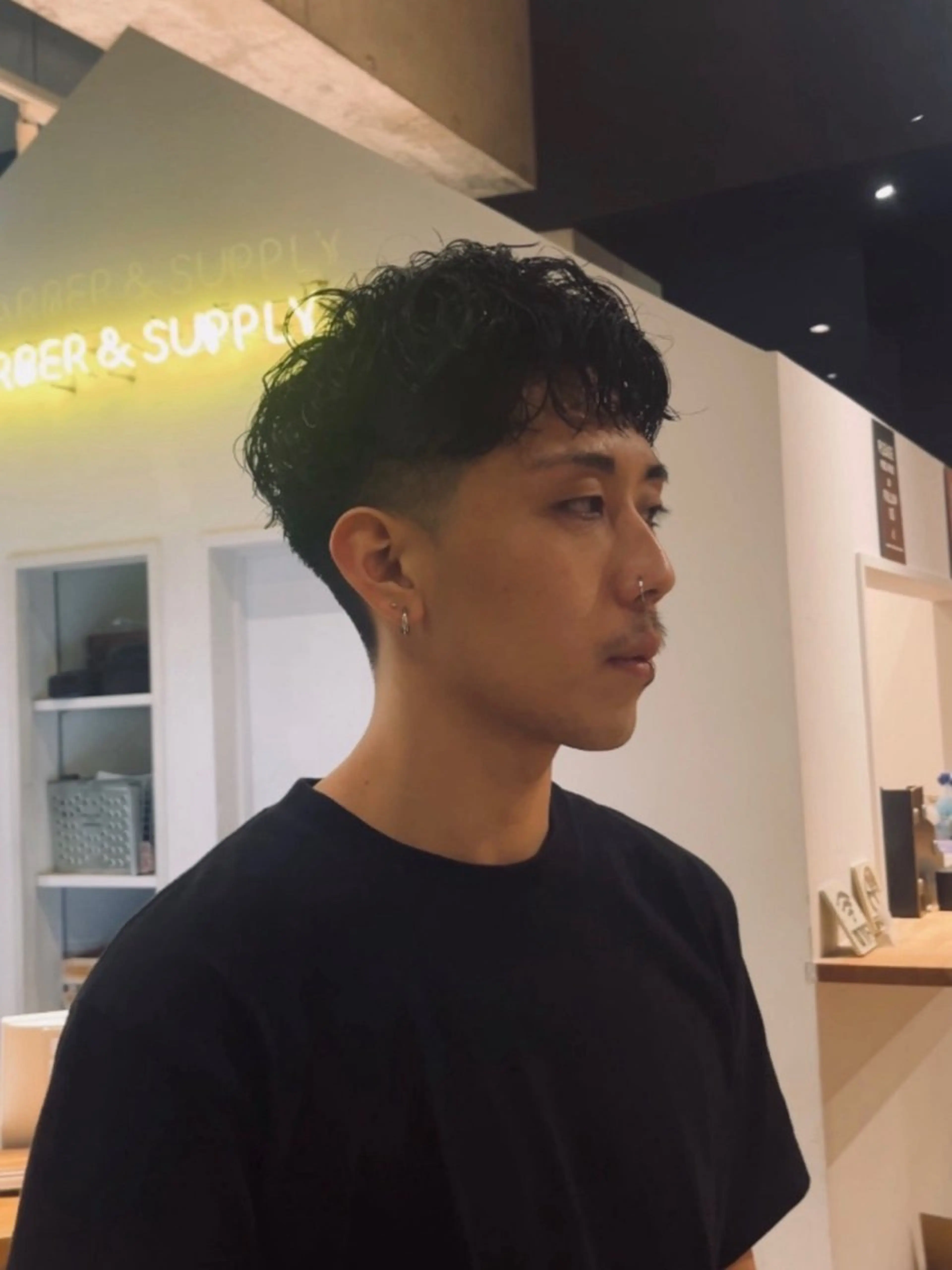 ショート パーマ メンズ メンズパーマ 森長 マコトのヘアスタイル
