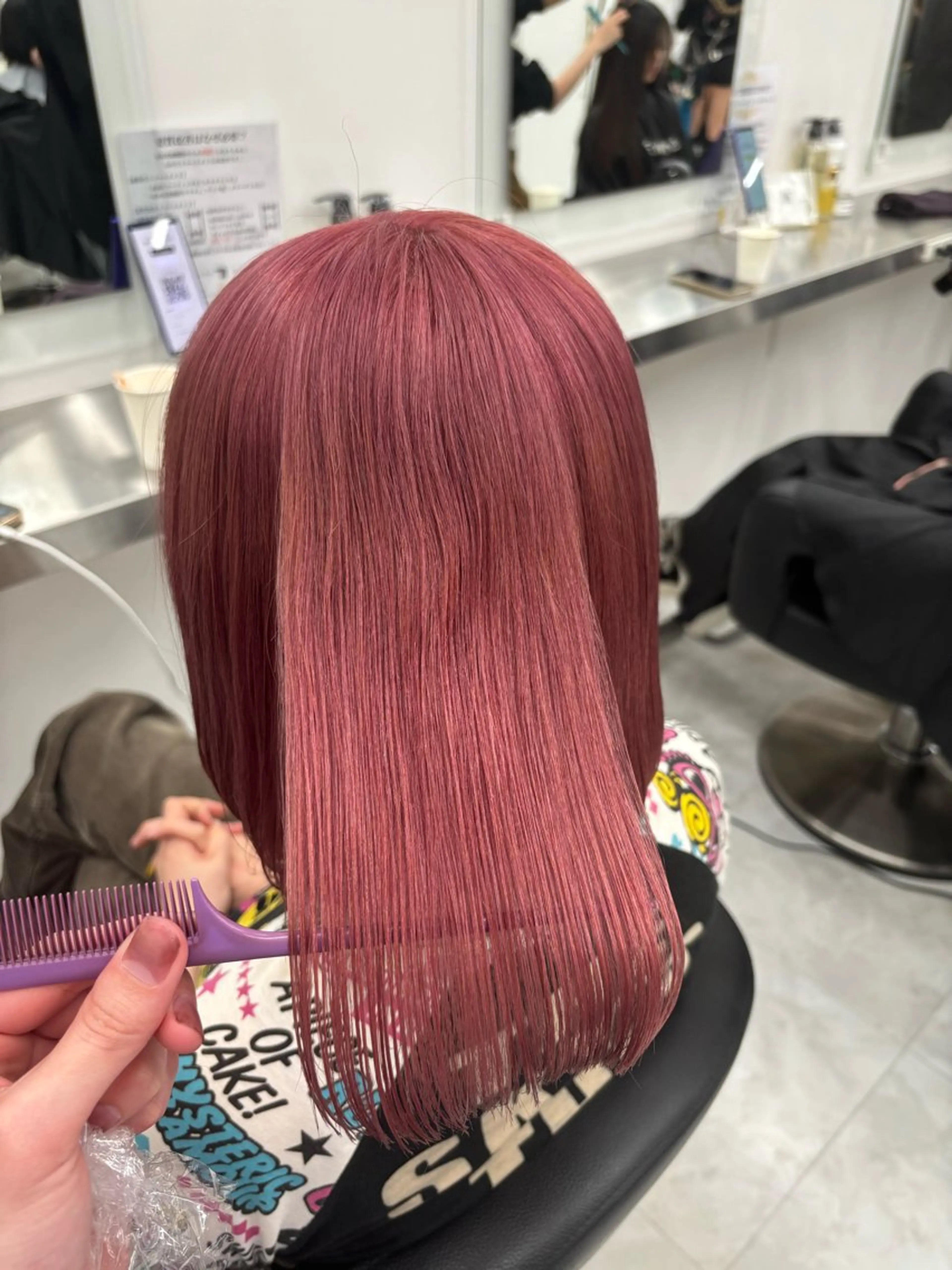 セミロング Wカラー/暖色/べ ージュりく©︎🐝のヘアスタイル