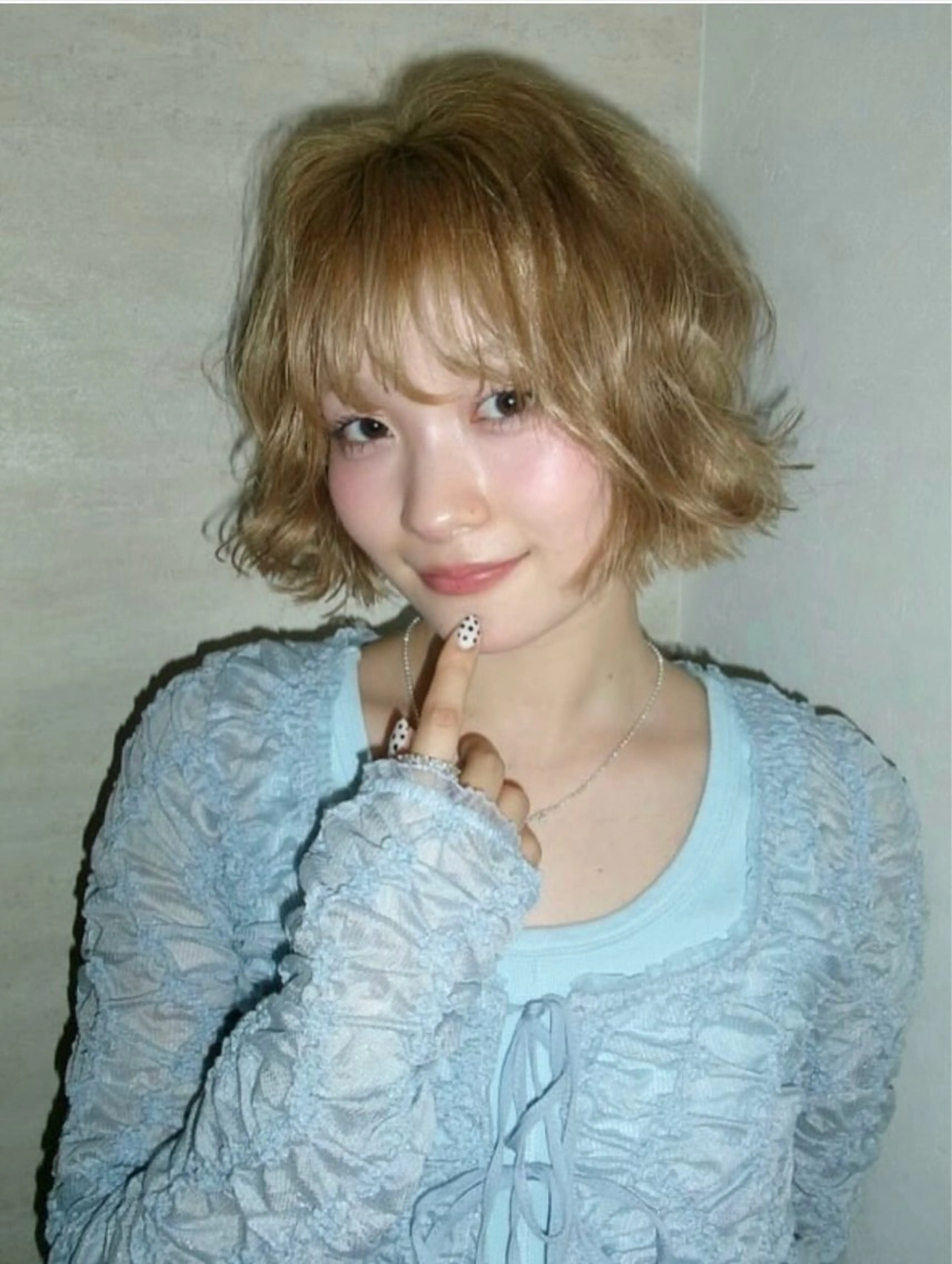 ショート カラー ハイトーンカラー カット ヘアカラー 暖色系/ブリーチ/ 豊橋/ノア𝜗𝜚のヘアスタイル