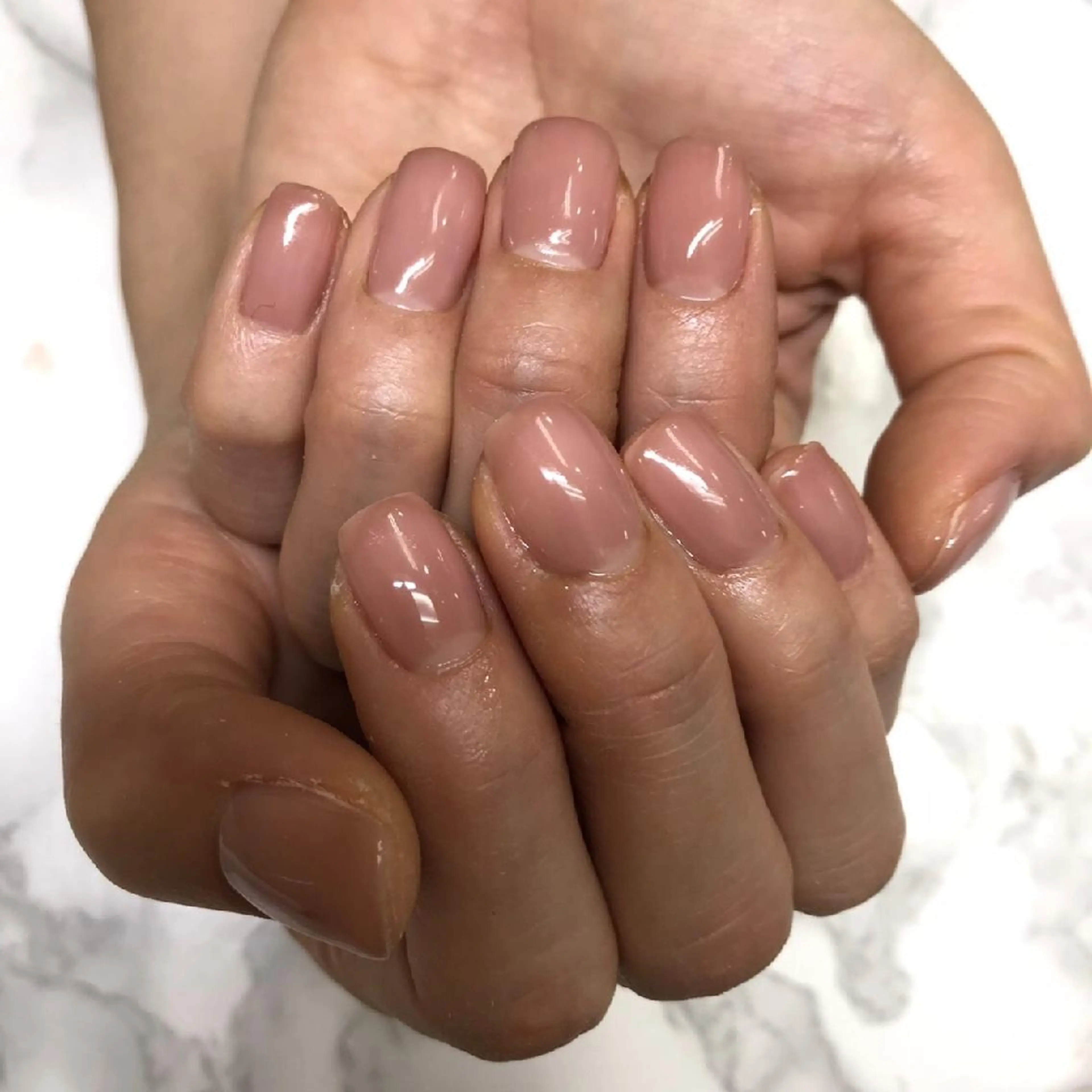 ネイル ワンカラーネイル 吉井 ゆりのネイルデザイン