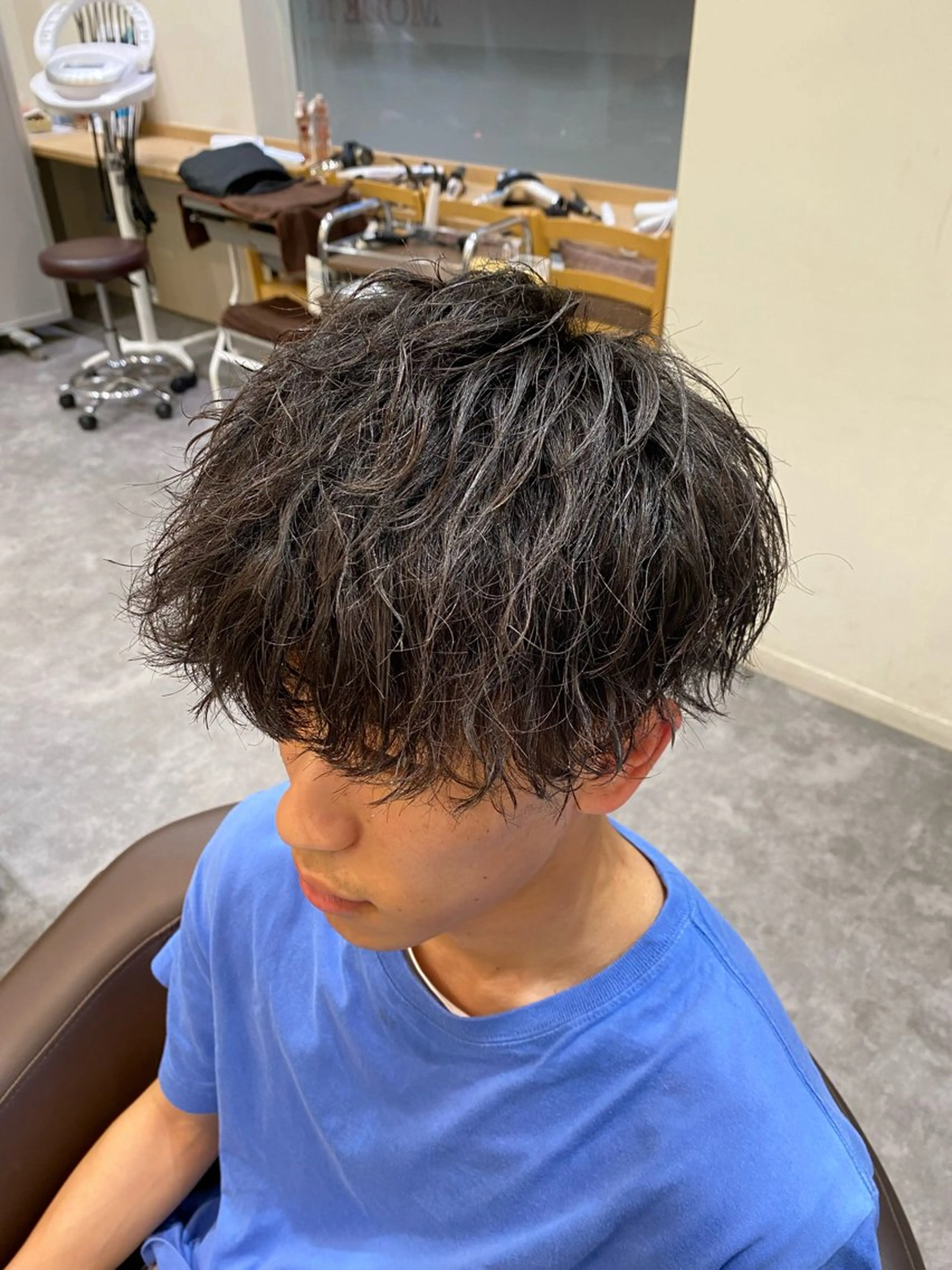 パーマ メンズ メンズ特化LIBER 石川玲央のヘアスタイル