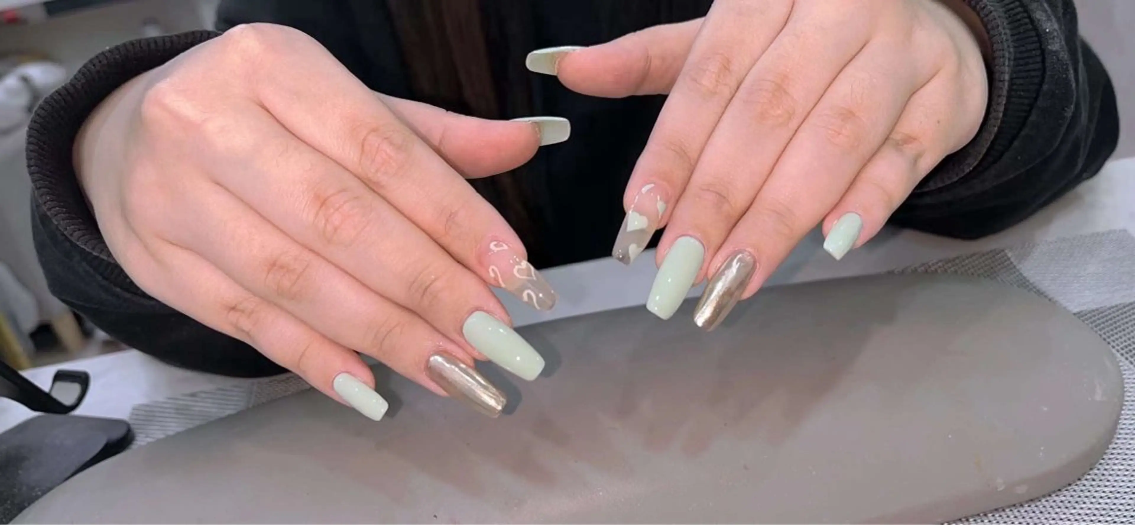 最新🆕チップ長出し　【スカルプジェル】90分持込みやり放題¥13980の写真