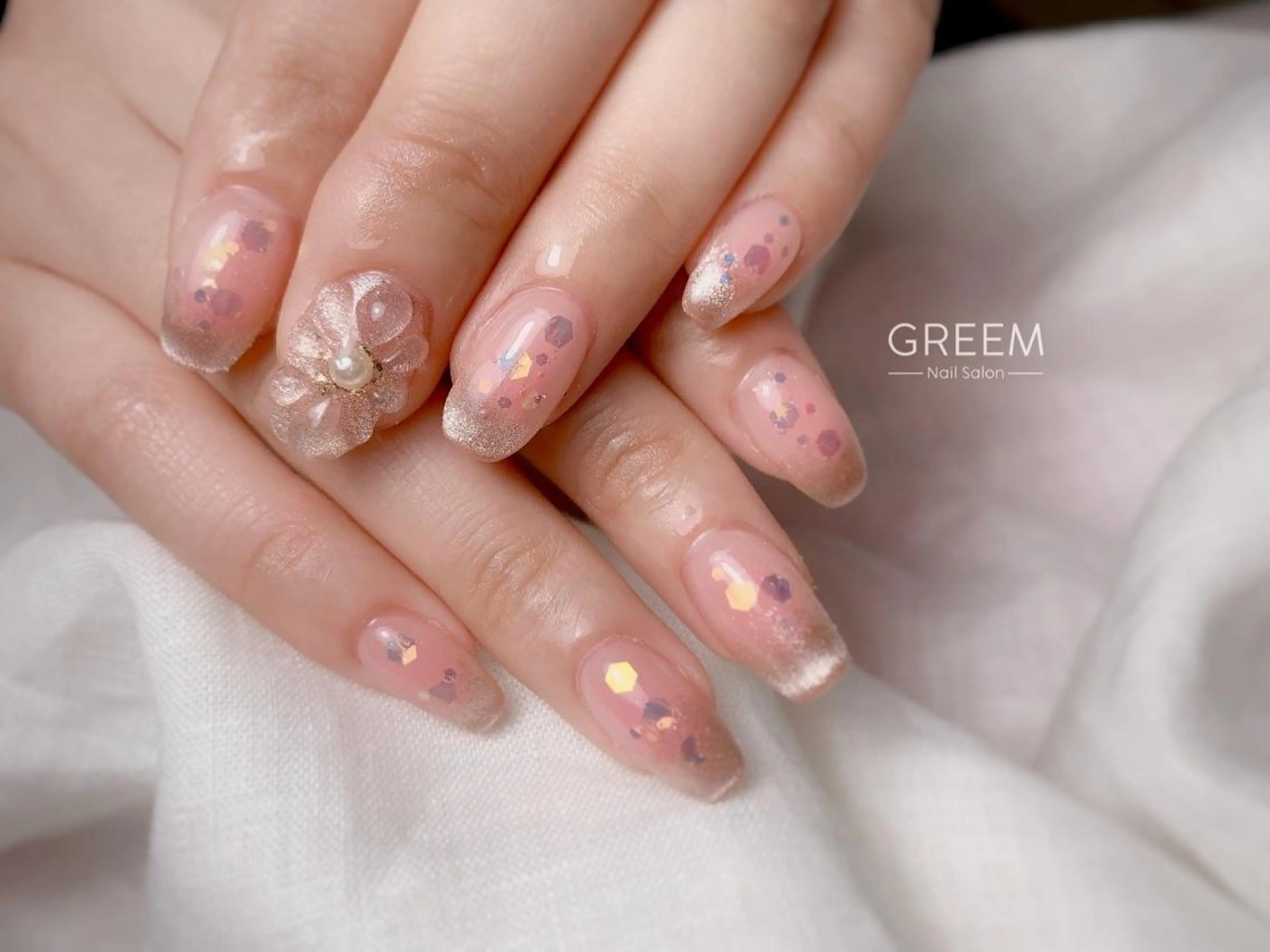ネイル 春ネイル GREEM グリームのネイルデザイン