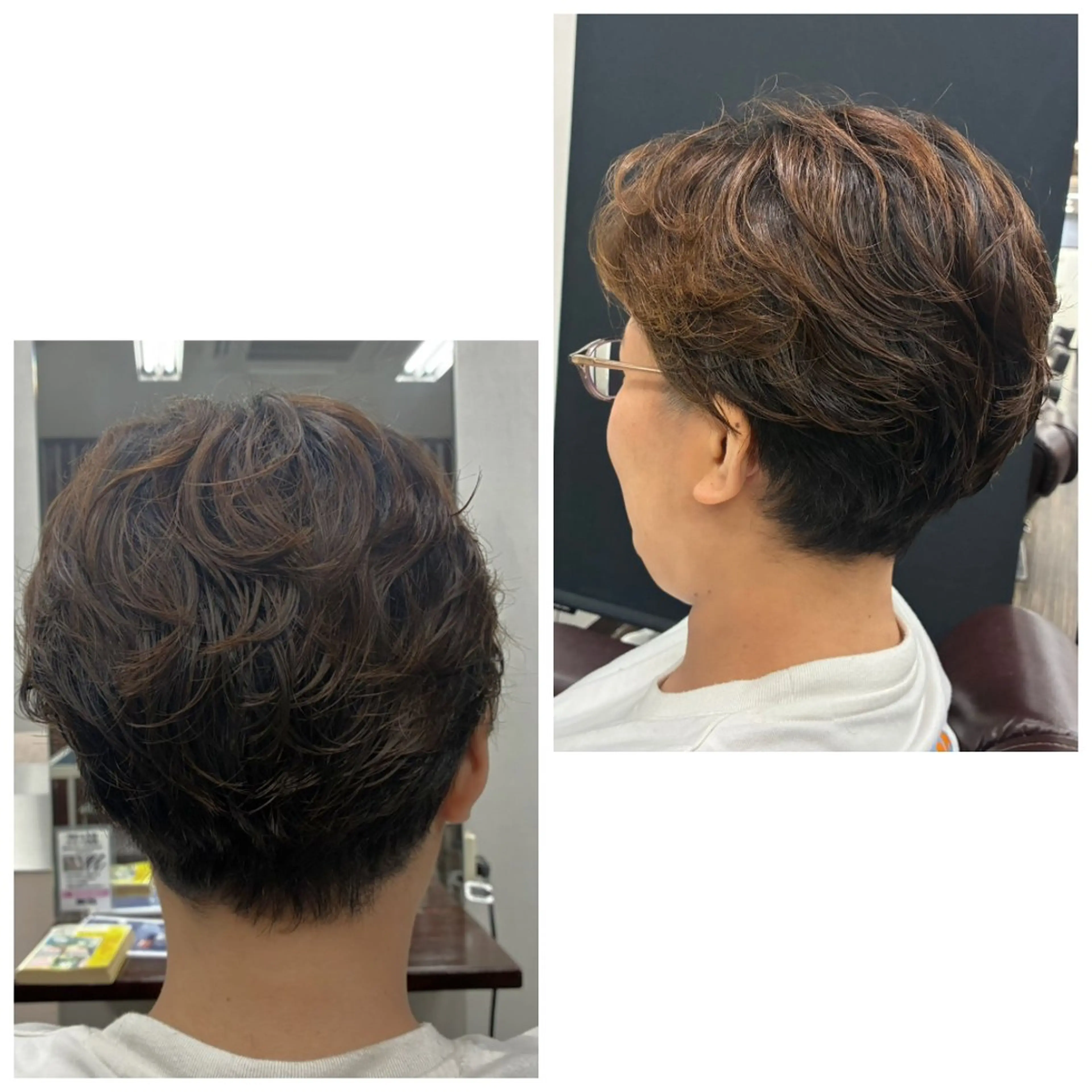 レディースパーマ  ショートスタイル  (カット込)の写真