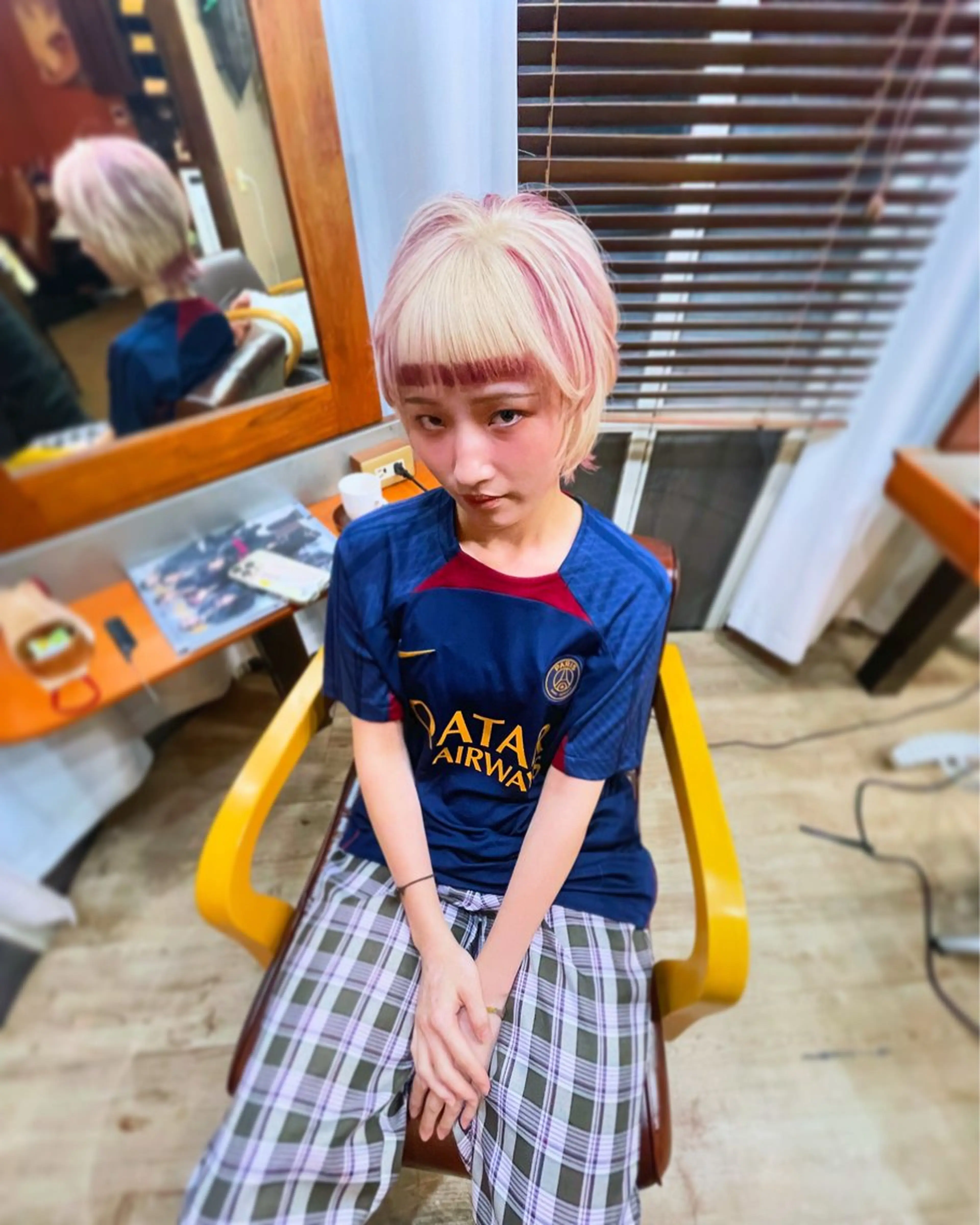 ショート カラー ハイトーン/骨格矯正 カット/HARU✂️のヘアスタイル