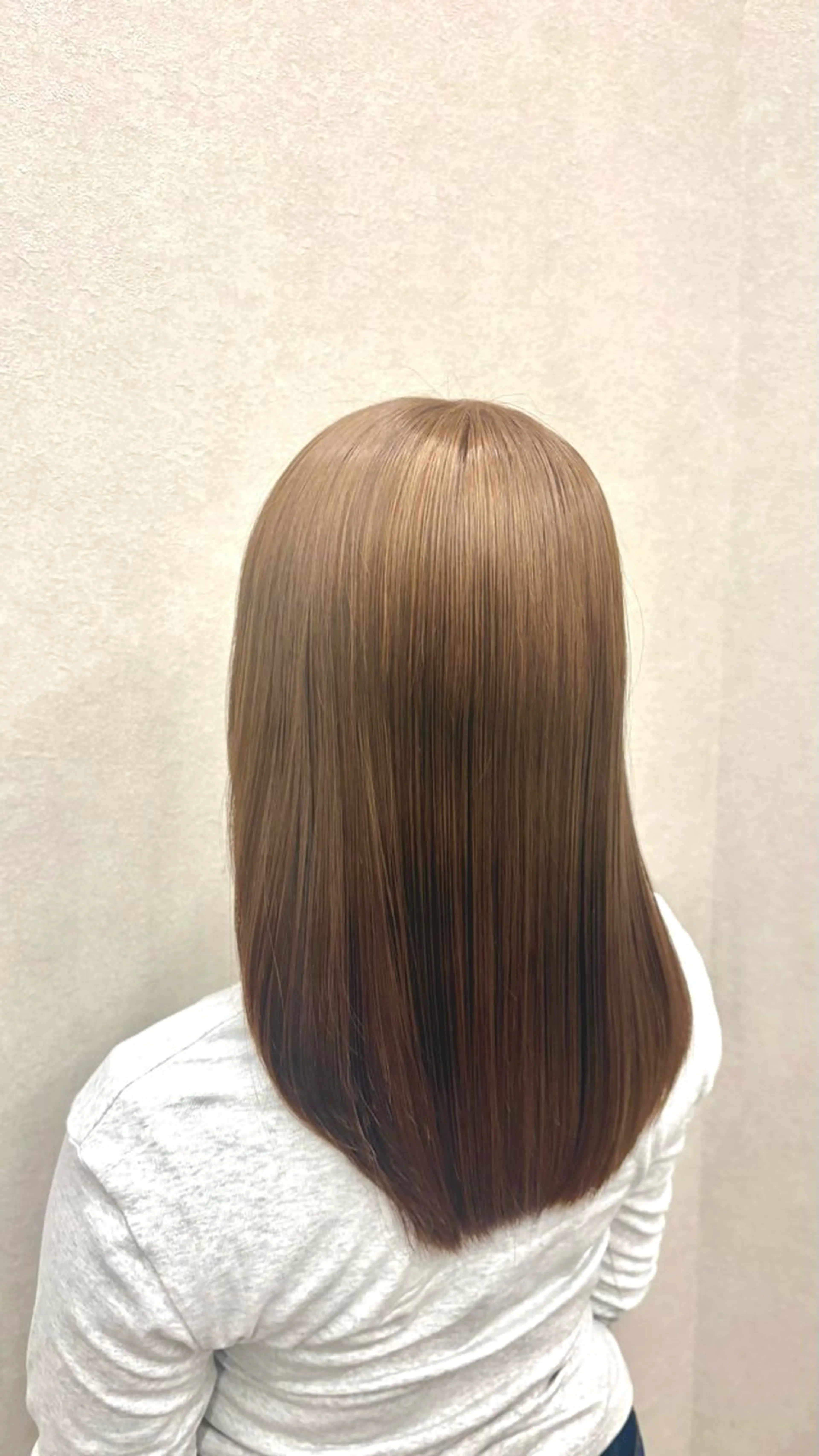 セミロング ヘアカラー ふうか🩰 /暖色カラー💖のヘアスタイル