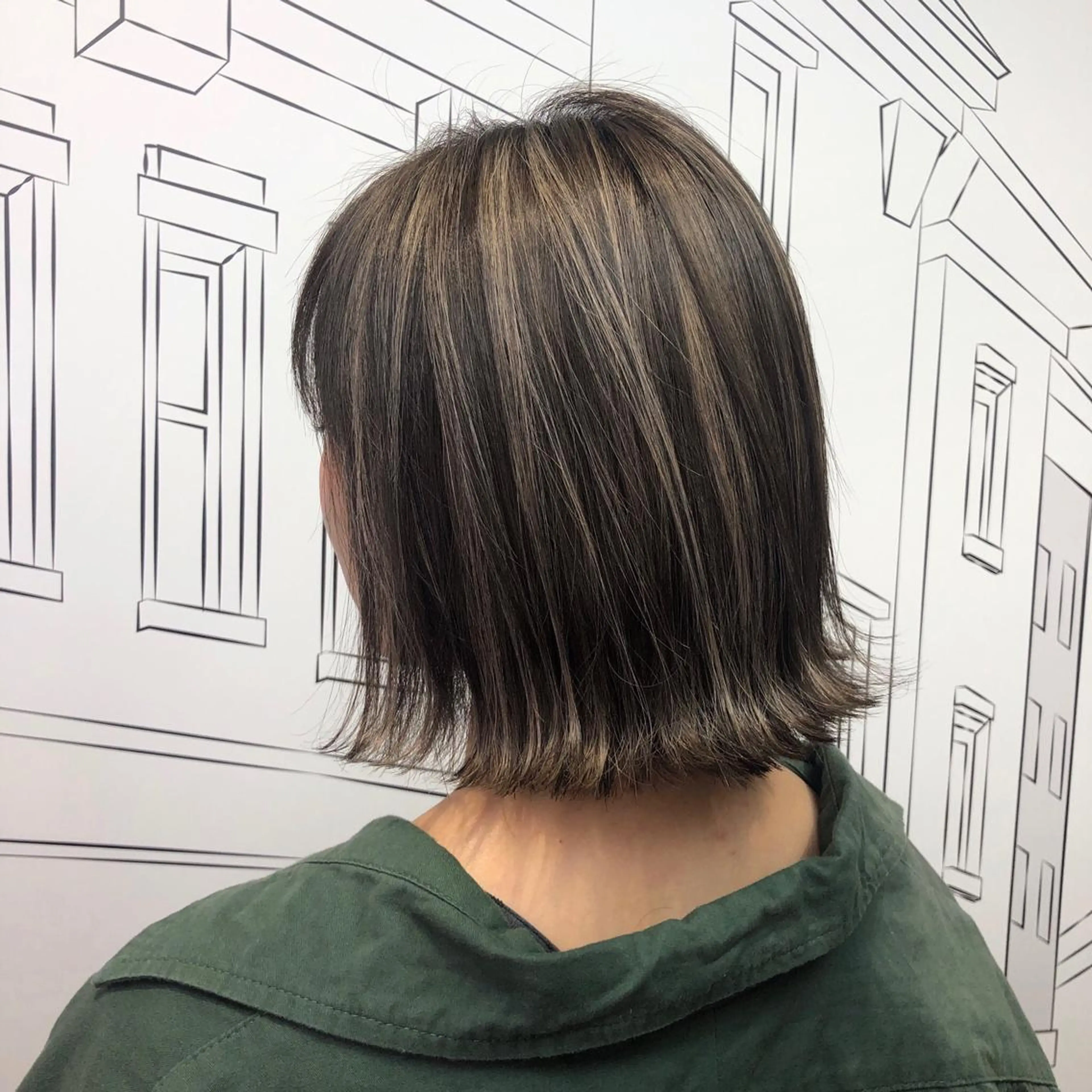 ミディアム カラー レイヤー,ボブ / 彩未のヘアスタイル