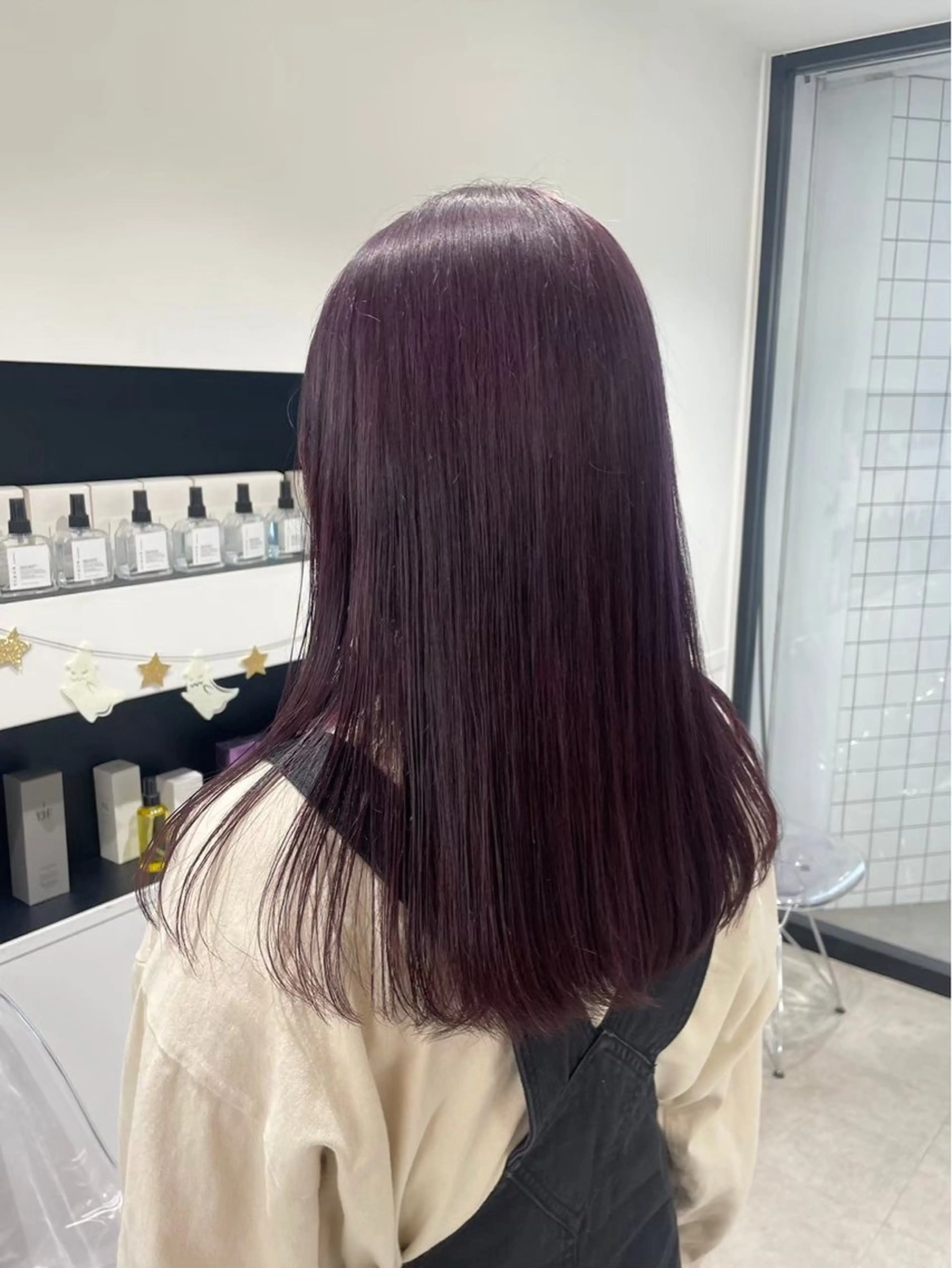 セミロング ARISA︎ メンズハイトーンのヘアスタイル