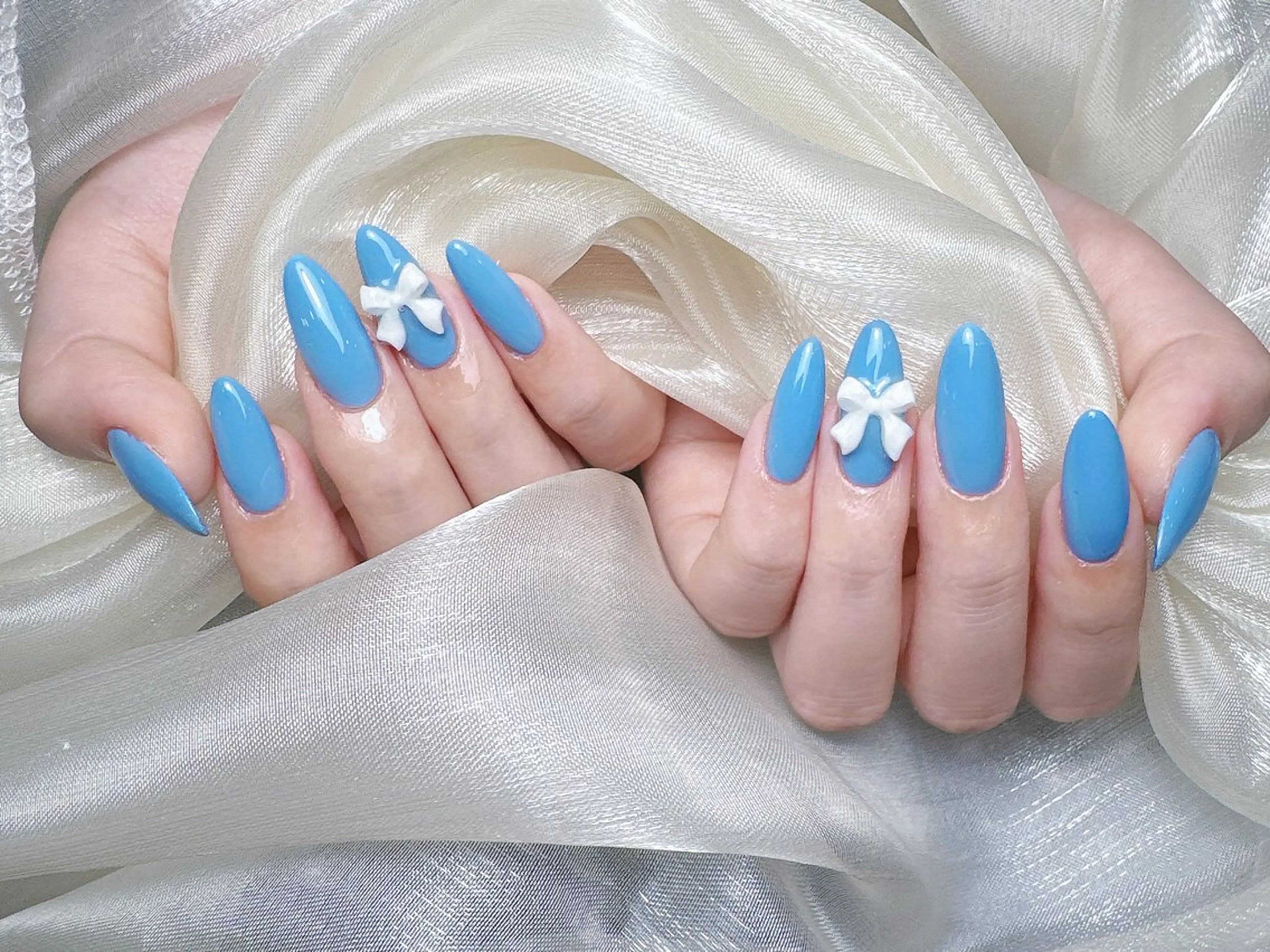 ネイル 長さ出し フレンチネイル ジェルネイル ガラスフレンチ 韓国ネイル ハンドネイル ハンドケア HD Studioのネイルデザイン